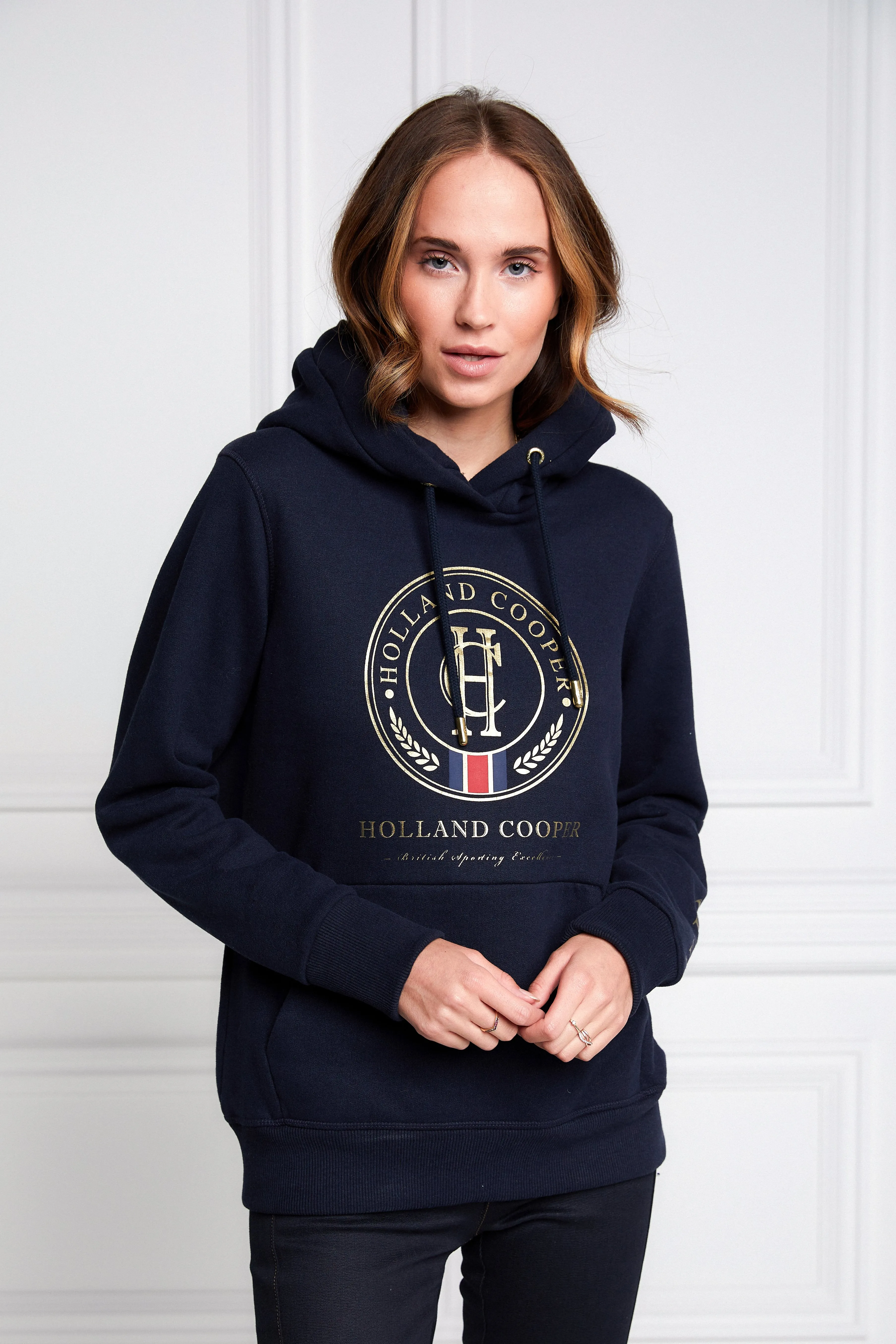 HC Heritage Hoodie (Ink Navy) sold by Holland Cooper
