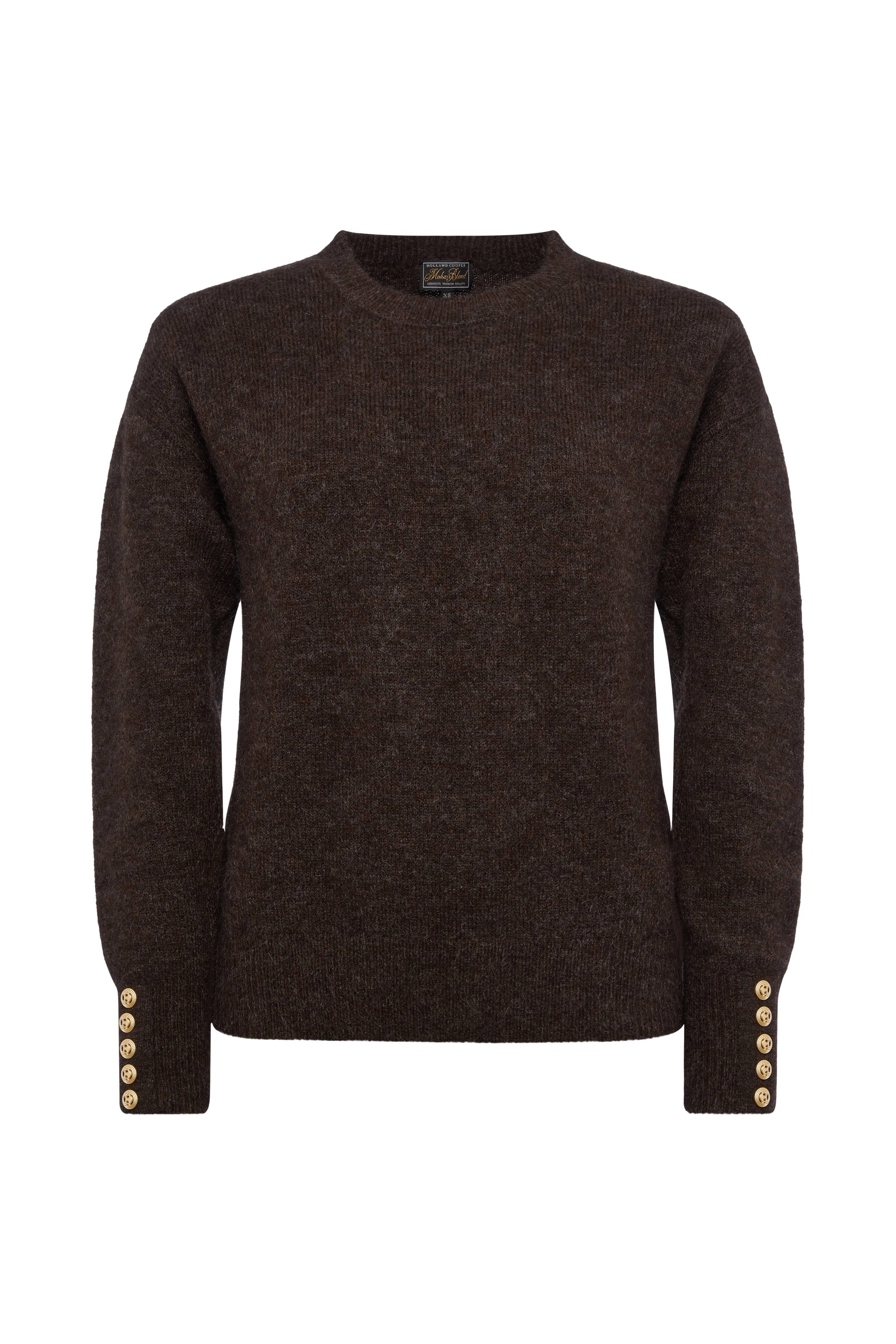 Tori Crew Neck Knit (Chocolate) sold by Holland Cooper product image thumbnail 4