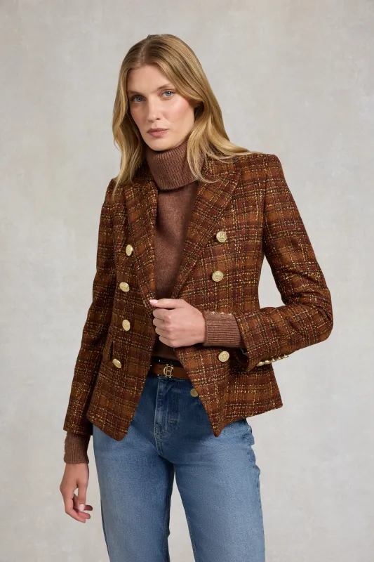 Knightsbridge Blazer (Amber Tweed) made by Holland Cooper