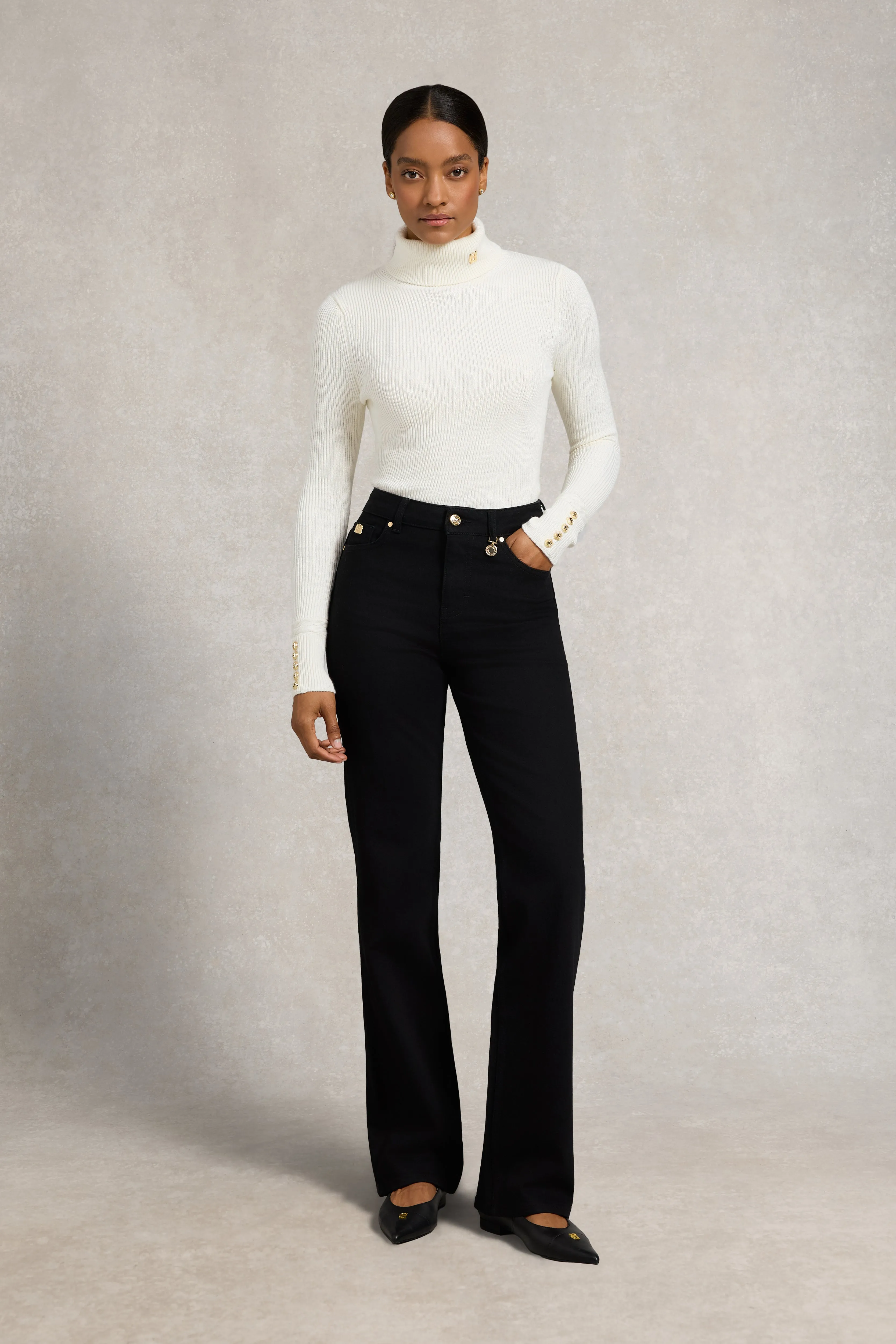 Classic Straight Jean (Stay Black) sold by Holland Cooper