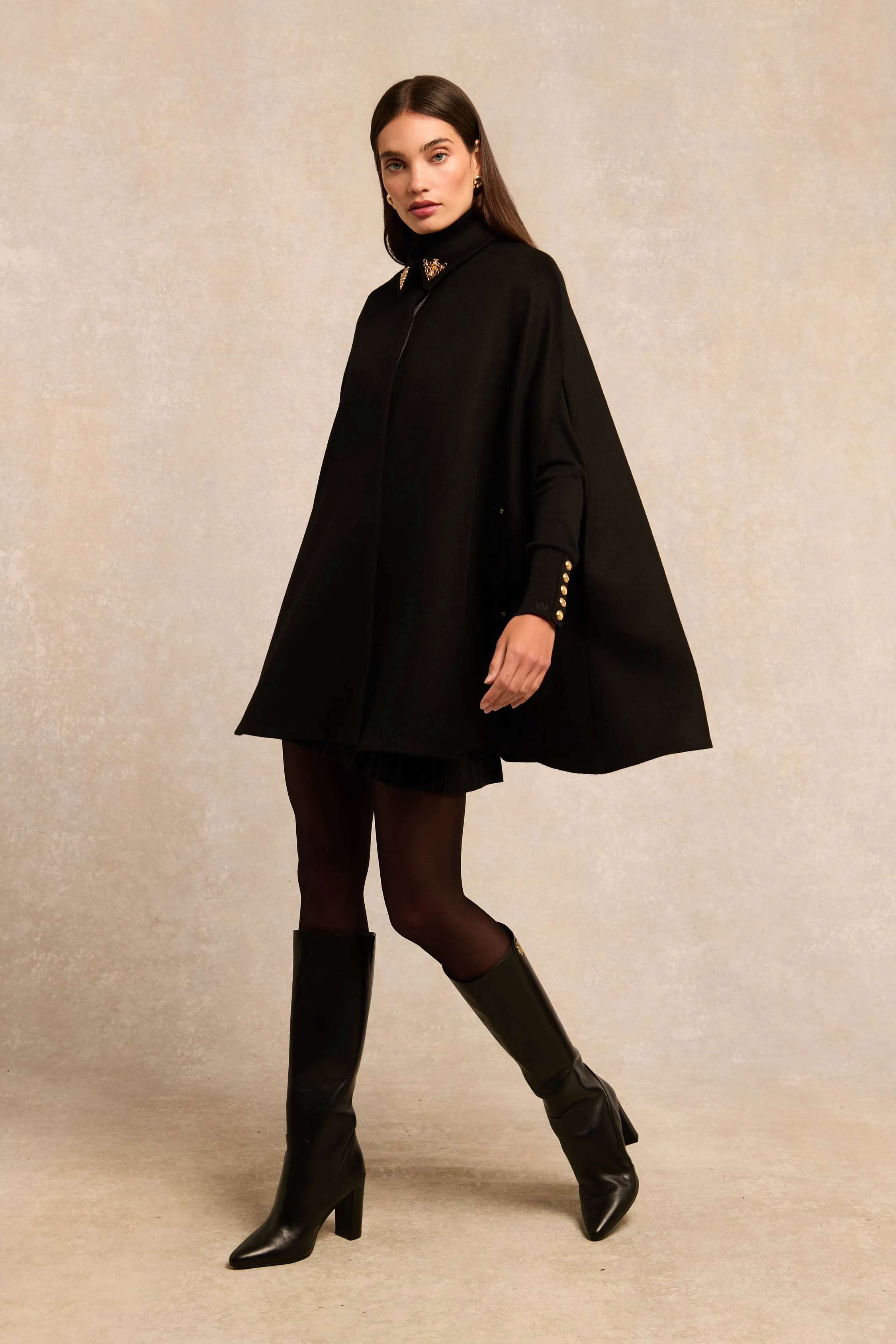 Knightsbridge Cape (Soft Black) sold by Holland Cooper product image thumbnail 3