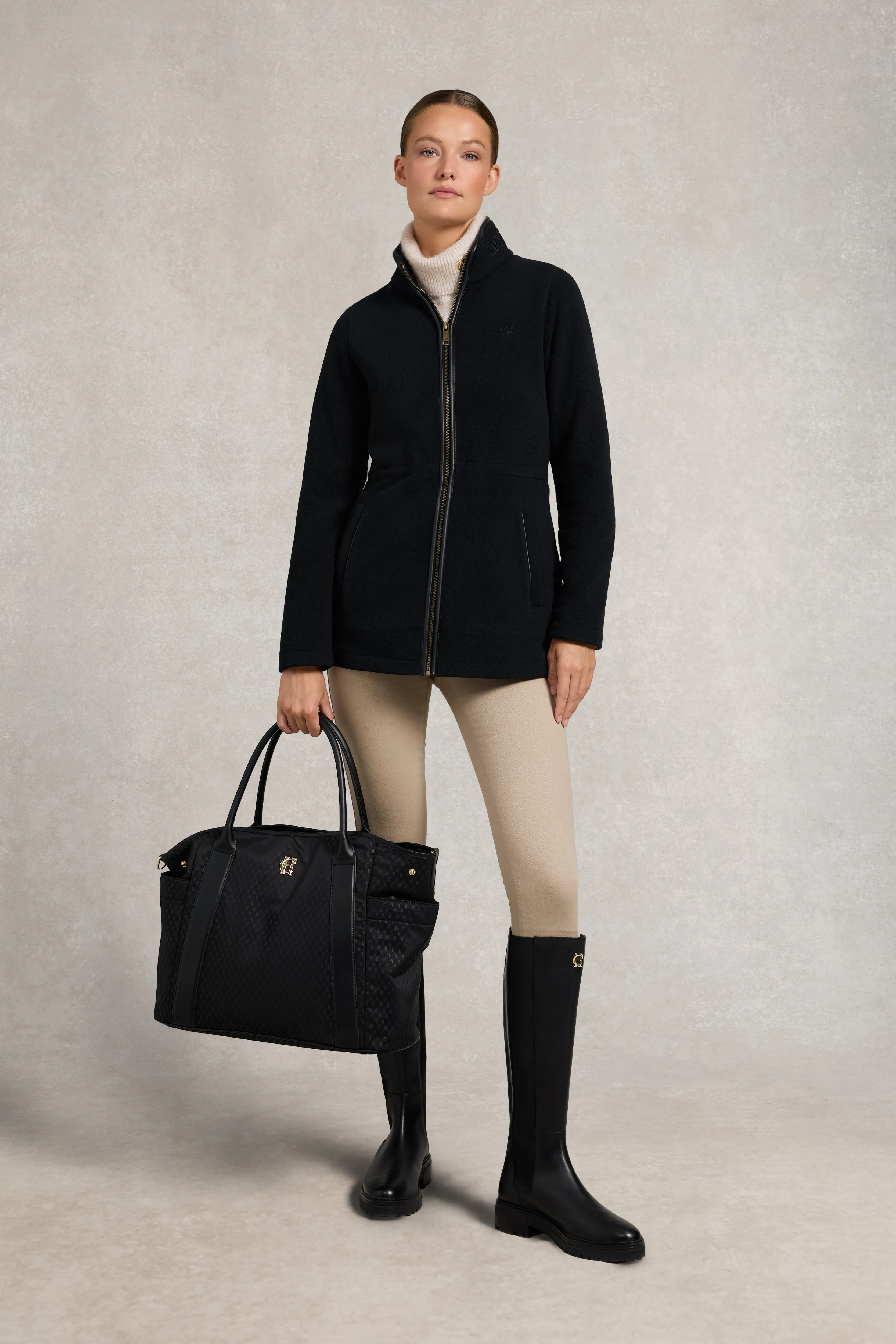 Country Longline Fleece (Black) sold by Holland Cooper product image thumbnail 3