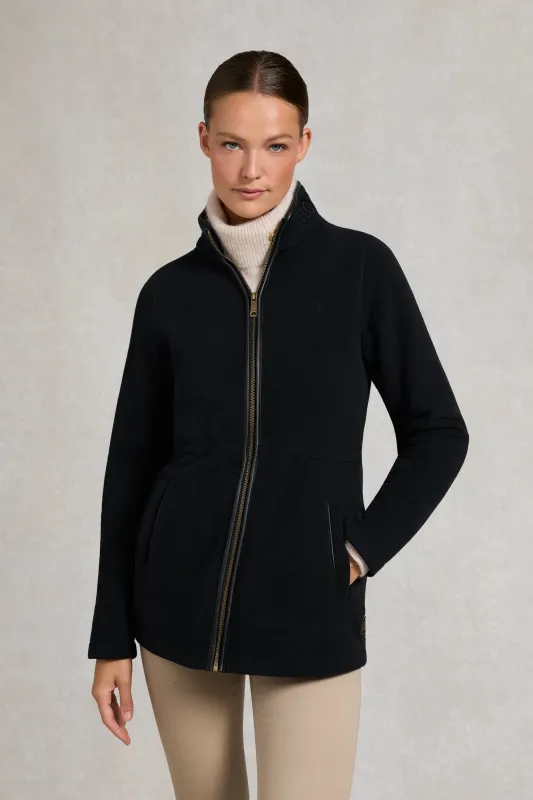 Country Longline Fleece (Black) made by Holland Cooper