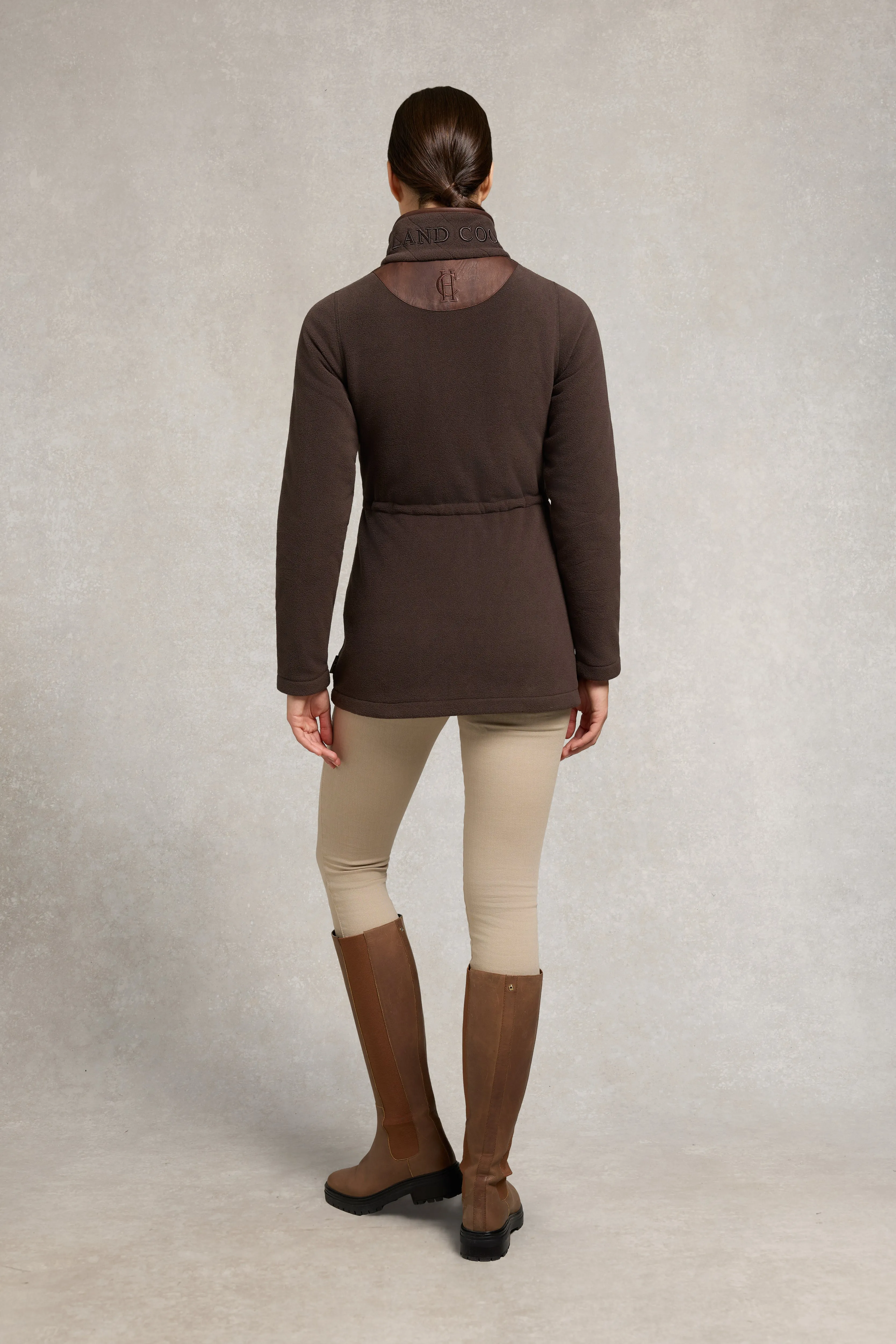 Country Longline Fleece (Chocolate) sold by Holland Cooper product image thumbnail 5