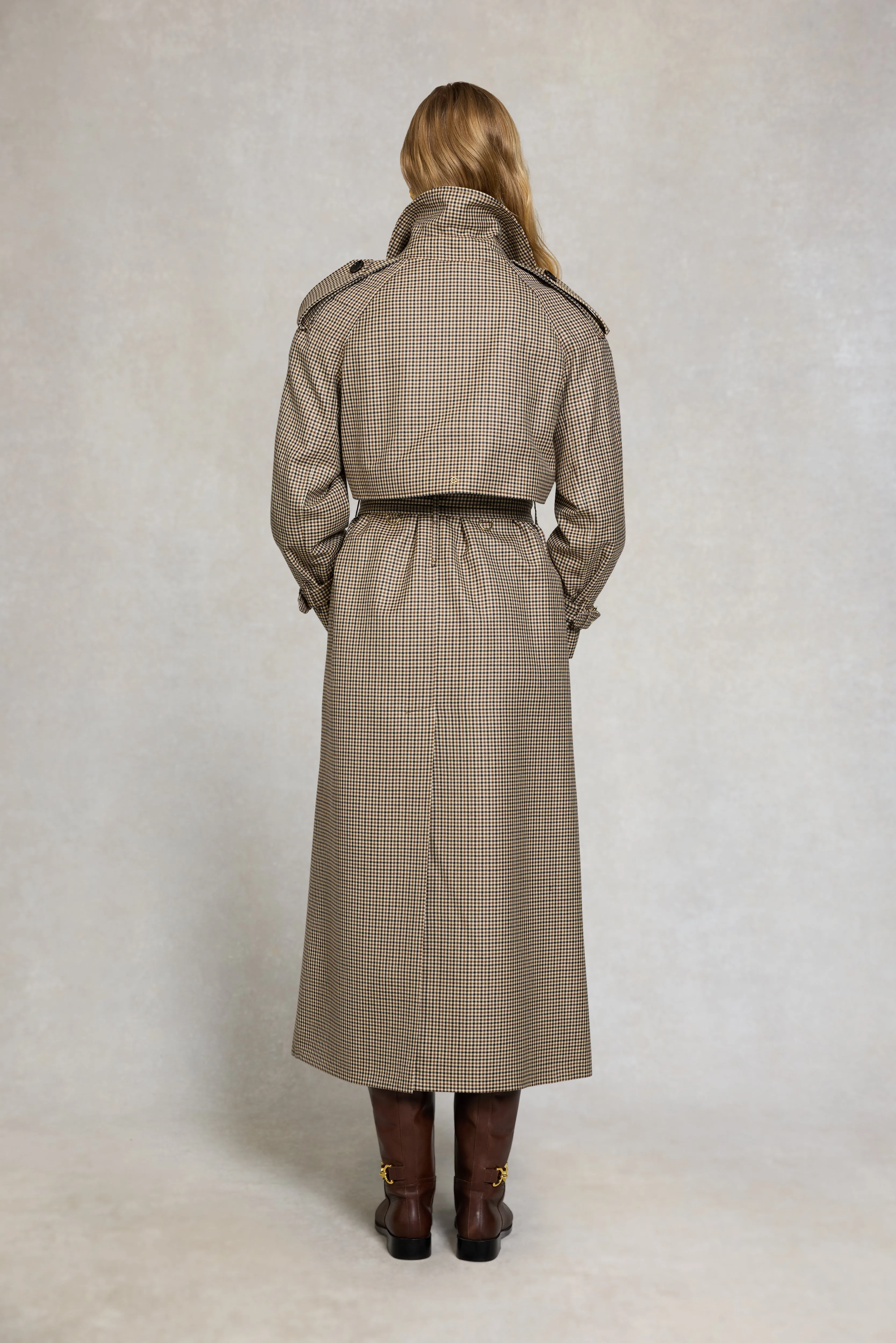 Full Length Soho Trench Coat (Westminster Tweed) sold by Holland Cooper product image thumbnail 5