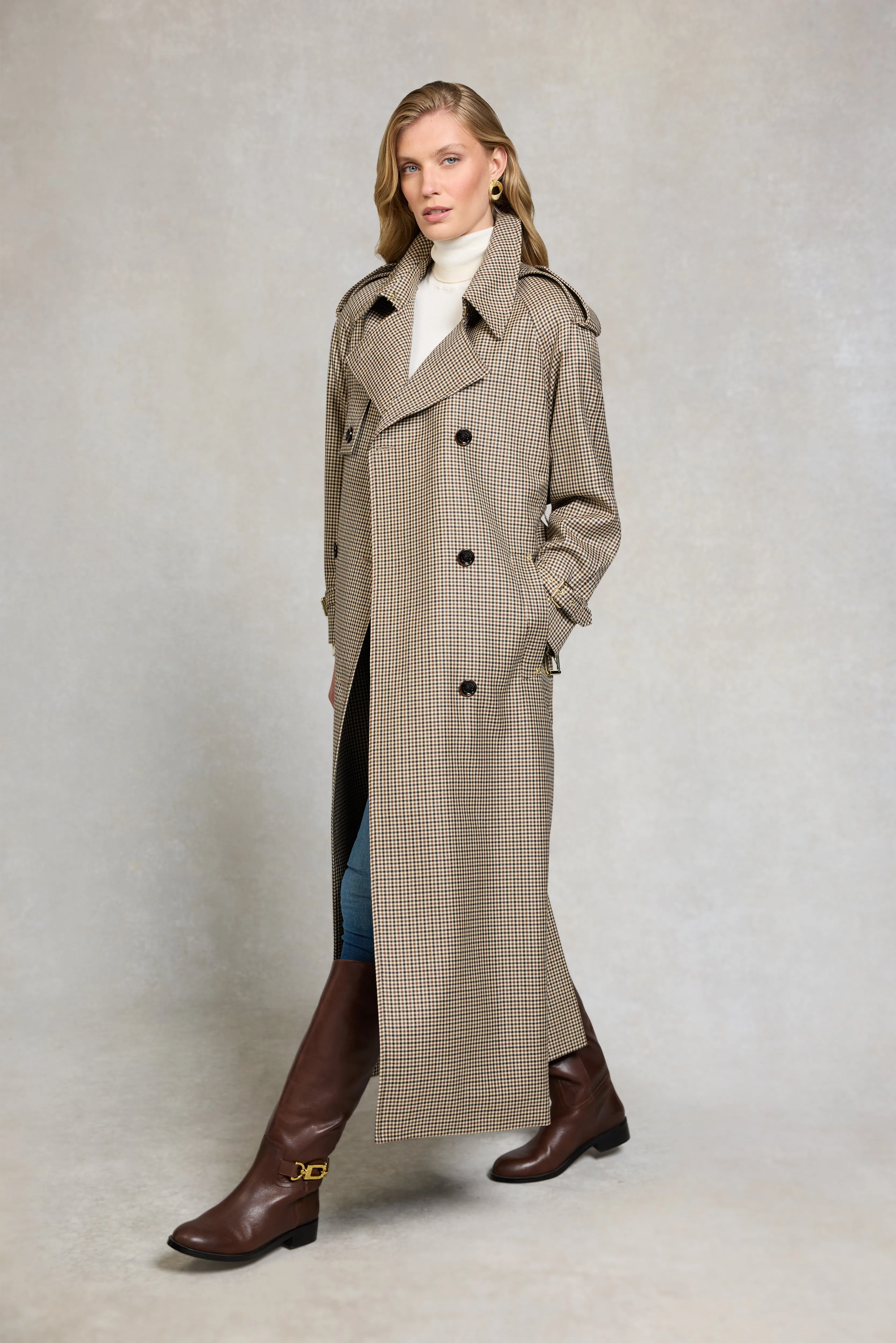 Full Length Soho Trench Coat (Westminster Tweed) sold by Holland Cooper product image thumbnail 2