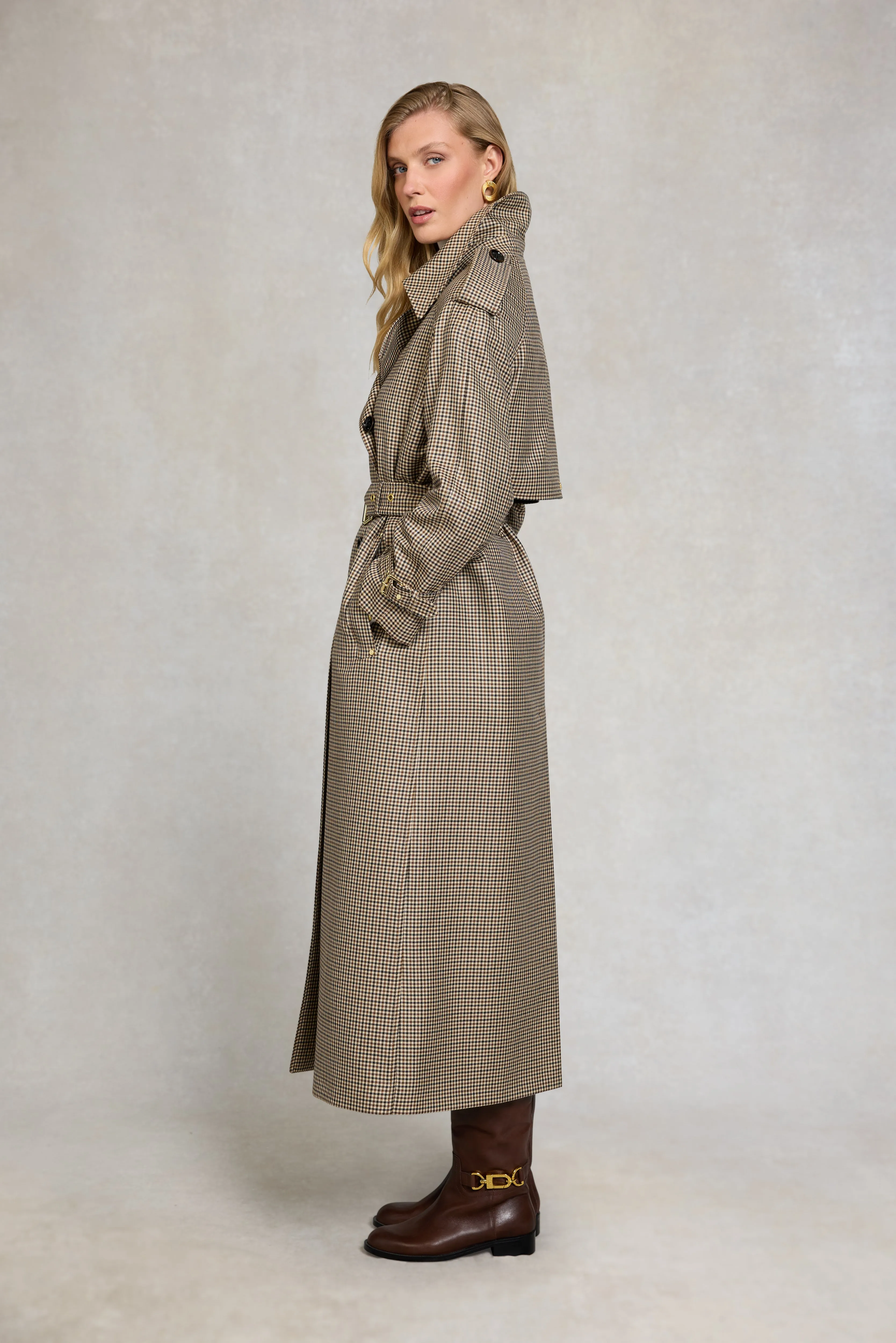 Full Length Soho Trench Coat (Westminster Tweed) sold by Holland Cooper product image thumbnail 3