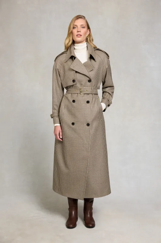 Full Length Soho Trench Coat (Westminster Tweed) made by Holland Cooper