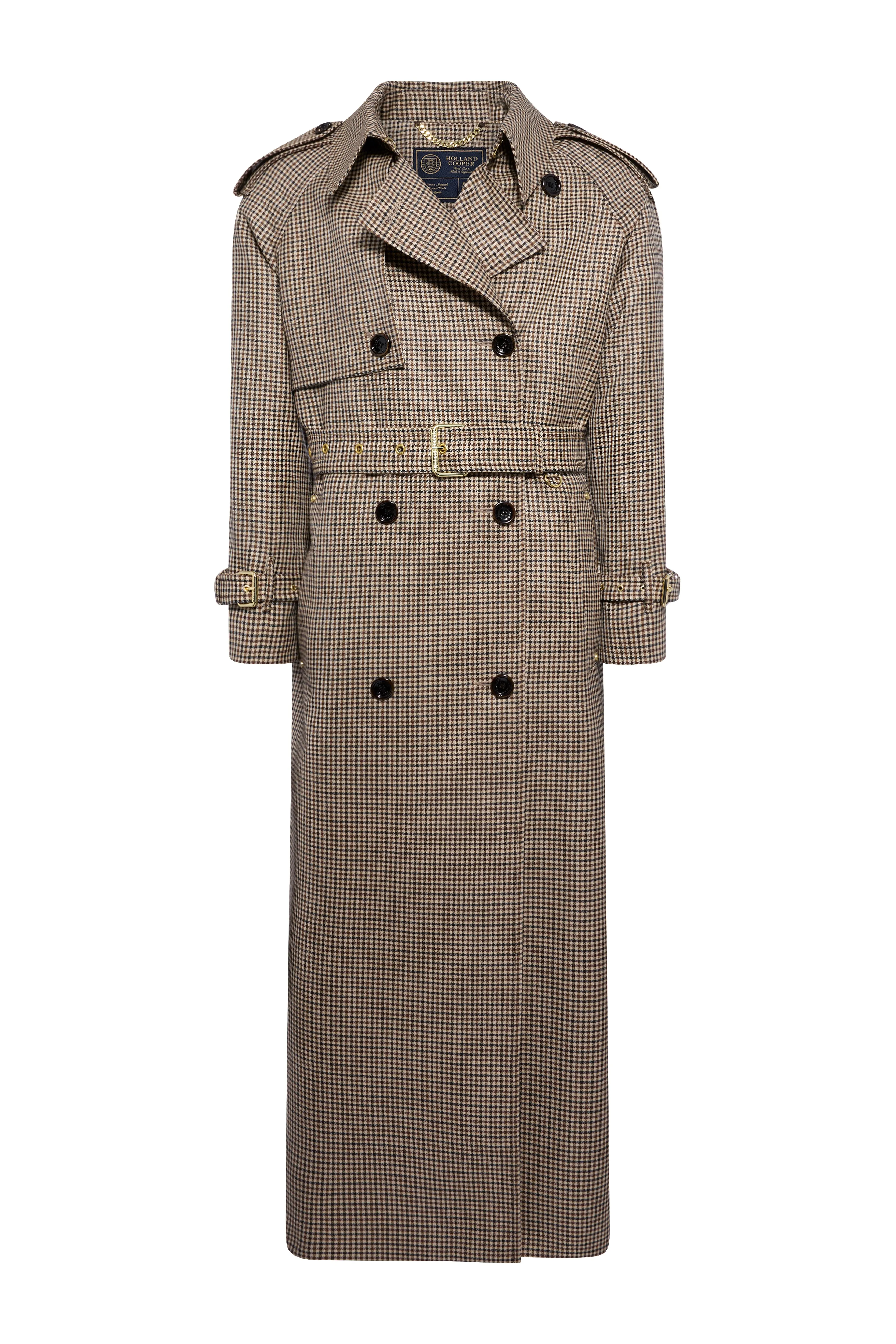 Full Length Soho Trench Coat (Westminster Tweed) sold by Holland Cooper product image thumbnail 4