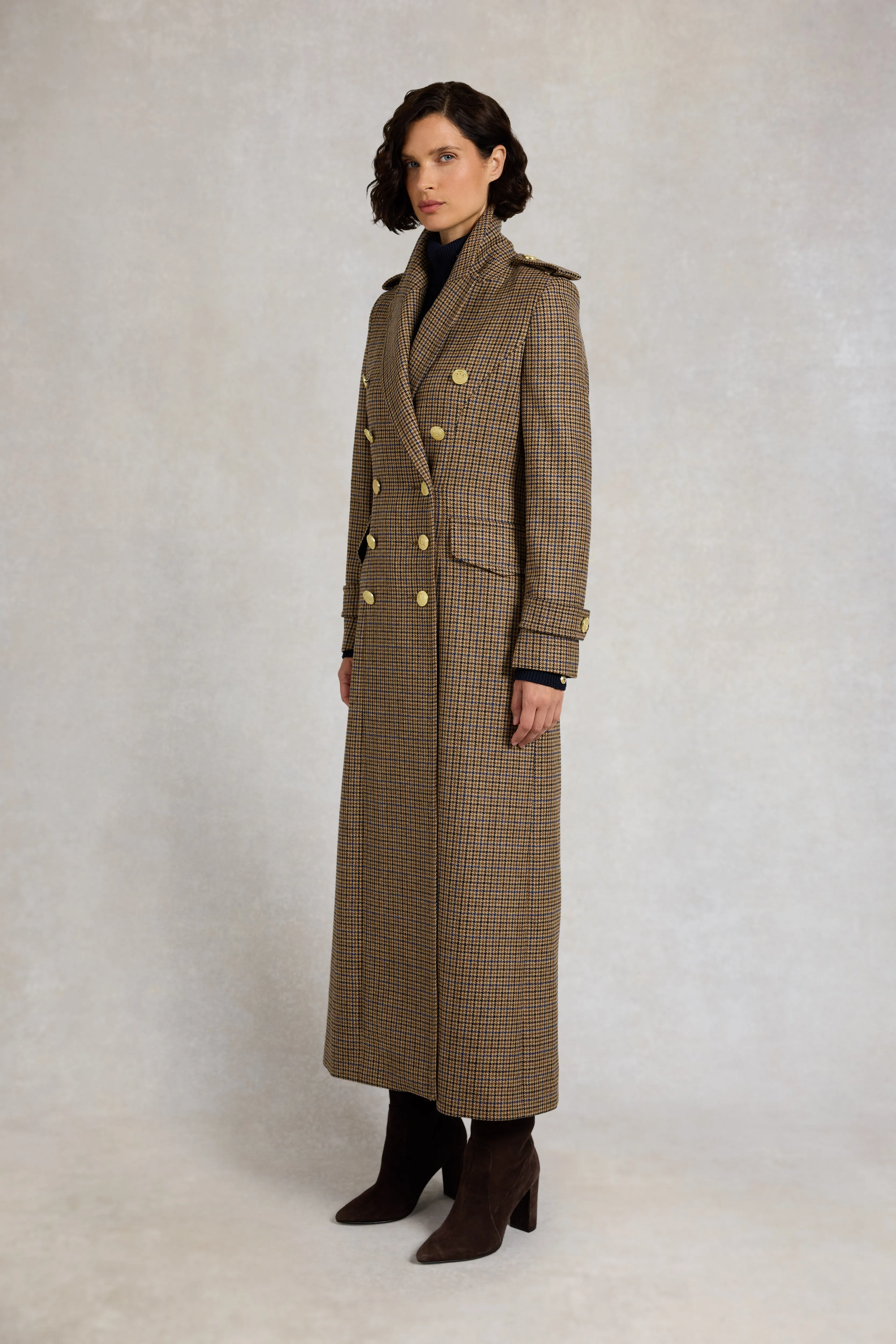 The Great Coat (Abbot Check Tweed) sold by Holland Cooper product image thumbnail 2
