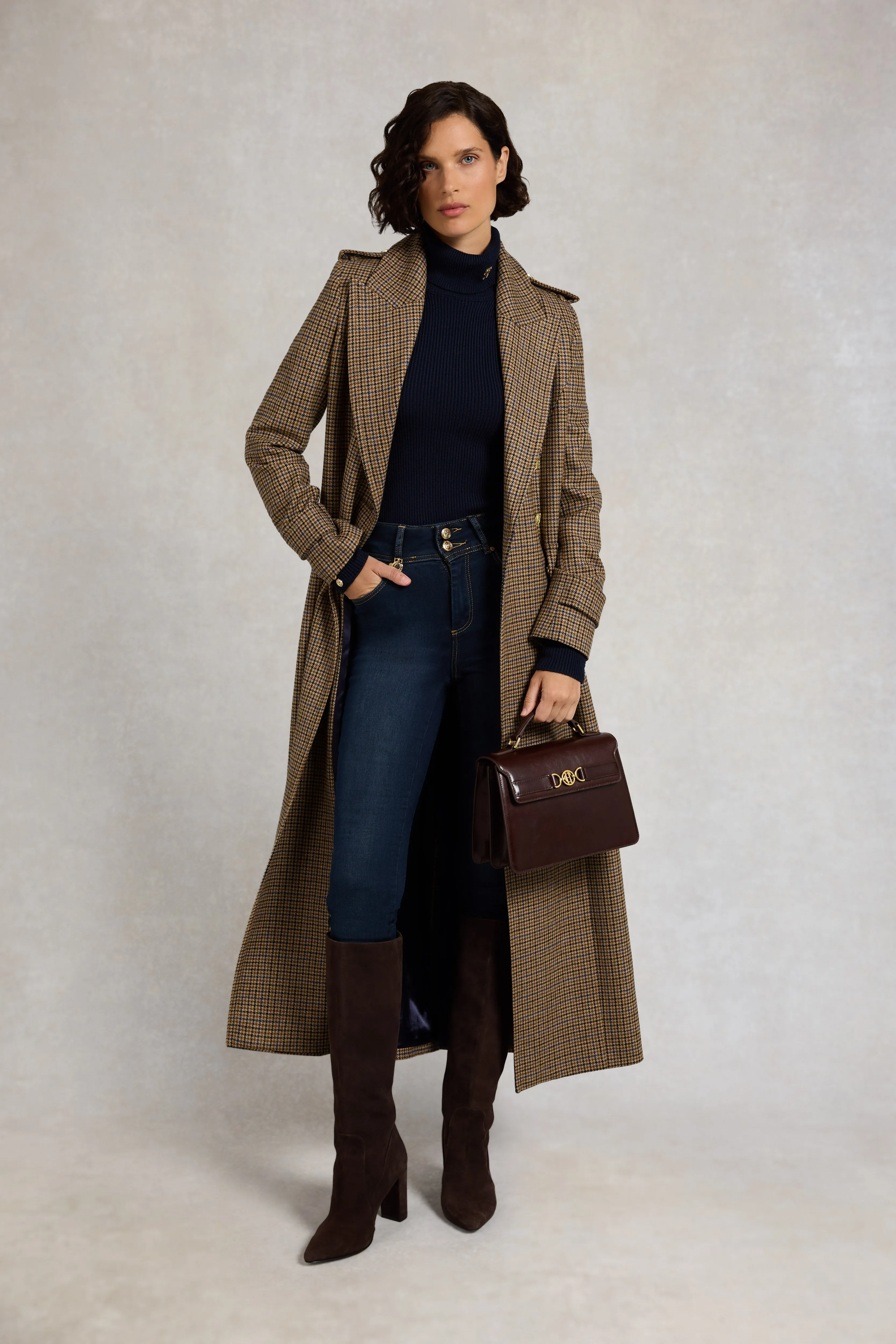 The Great Coat (Abbot Check Tweed) sold by Holland Cooper product image thumbnail 3