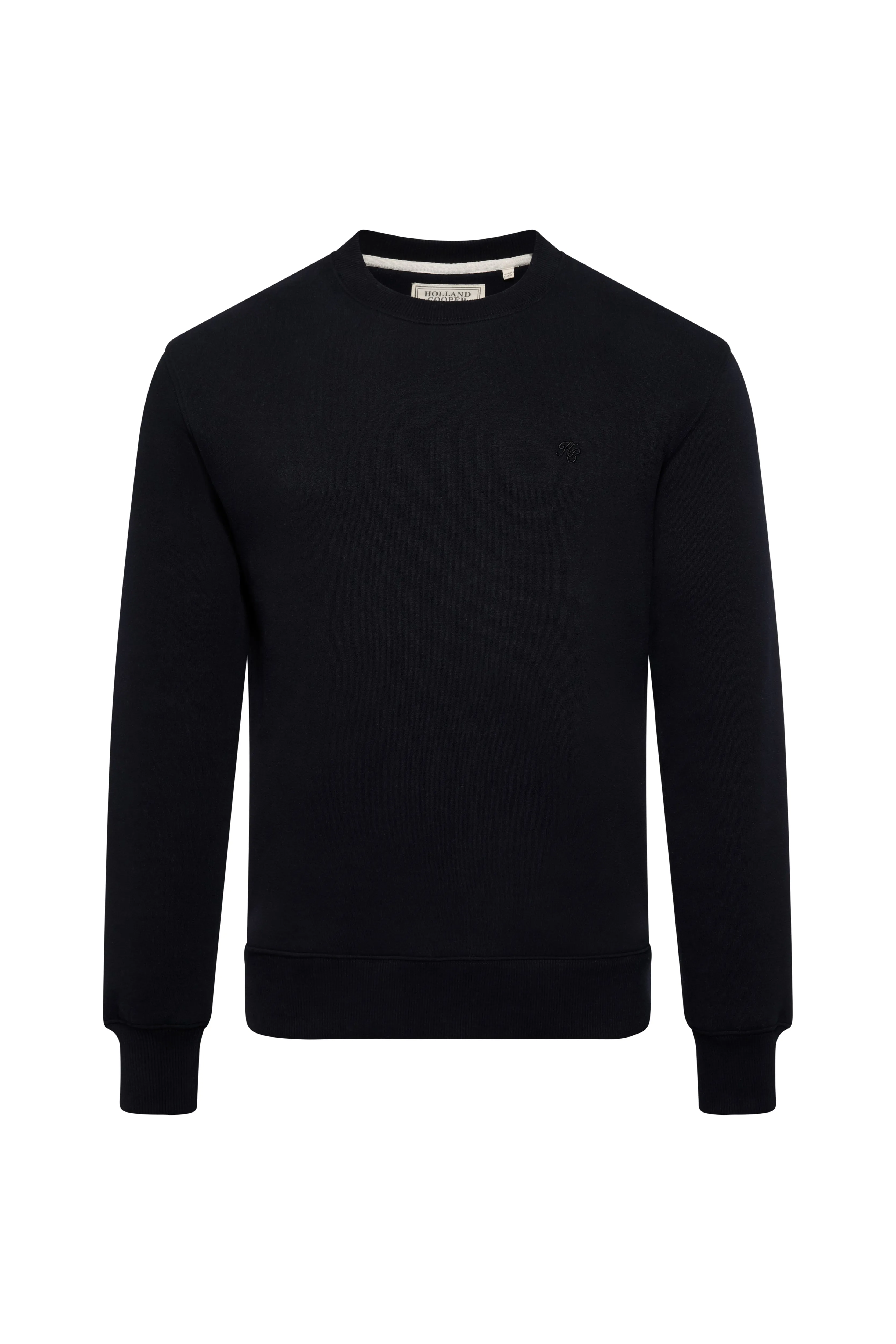 Men's Crew Neck Sweat (Black) sold by Holland Cooper product image thumbnail 4