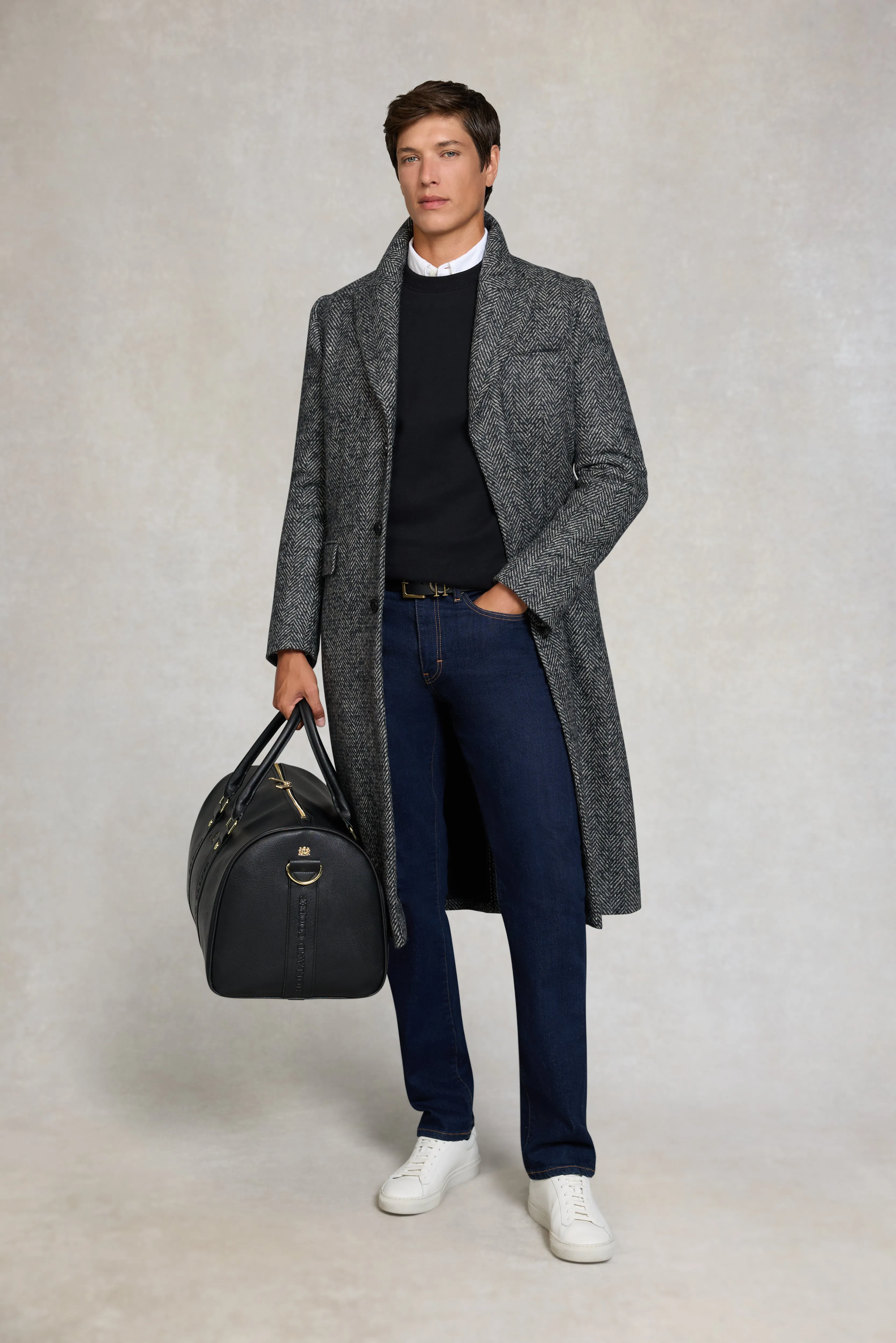 Men's Crew Neck Sweat (Black) sold by Holland Cooper product image thumbnail 3