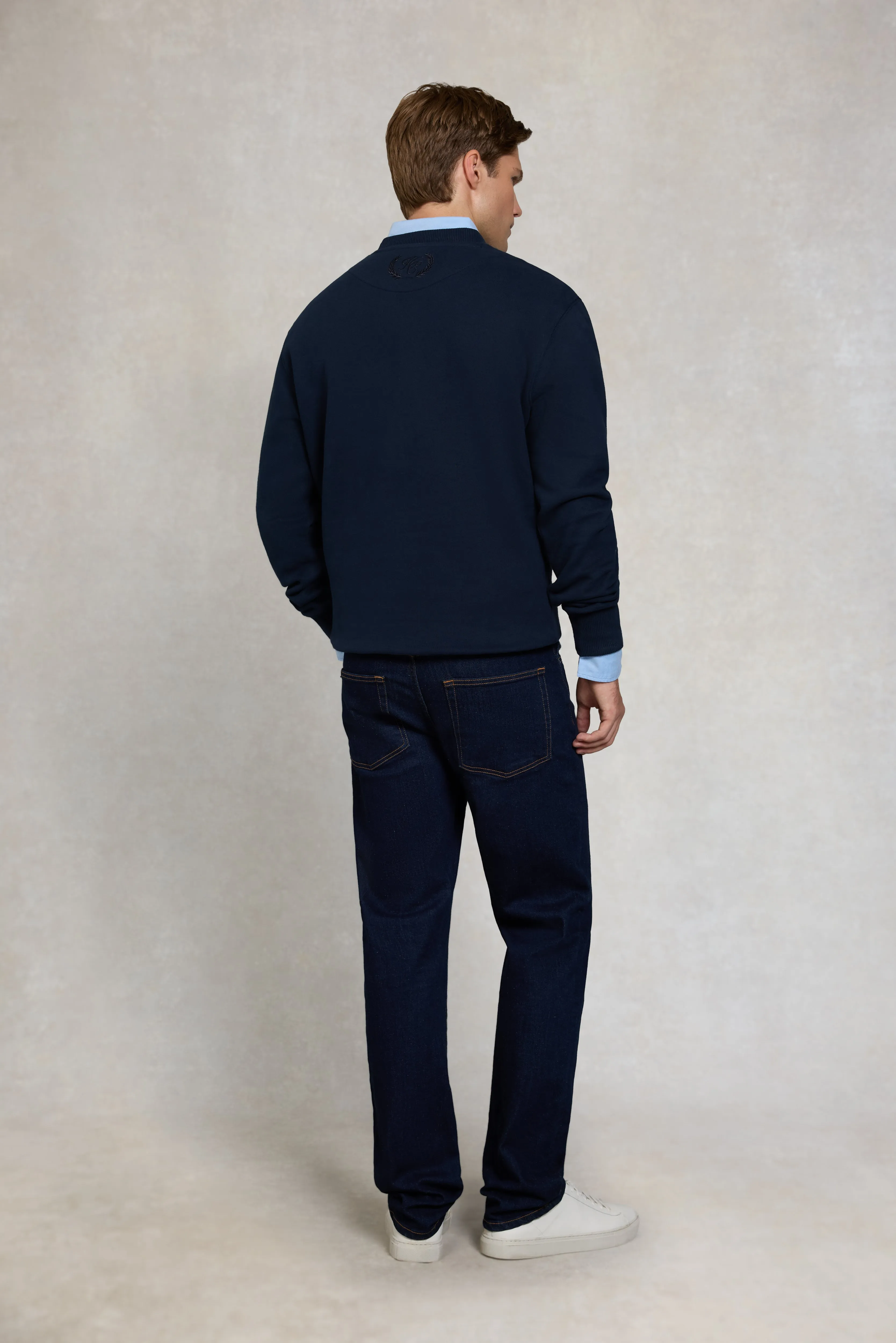 Men's Crew Neck Sweat (Ink Navy) sold by Holland Cooper product image thumbnail 5