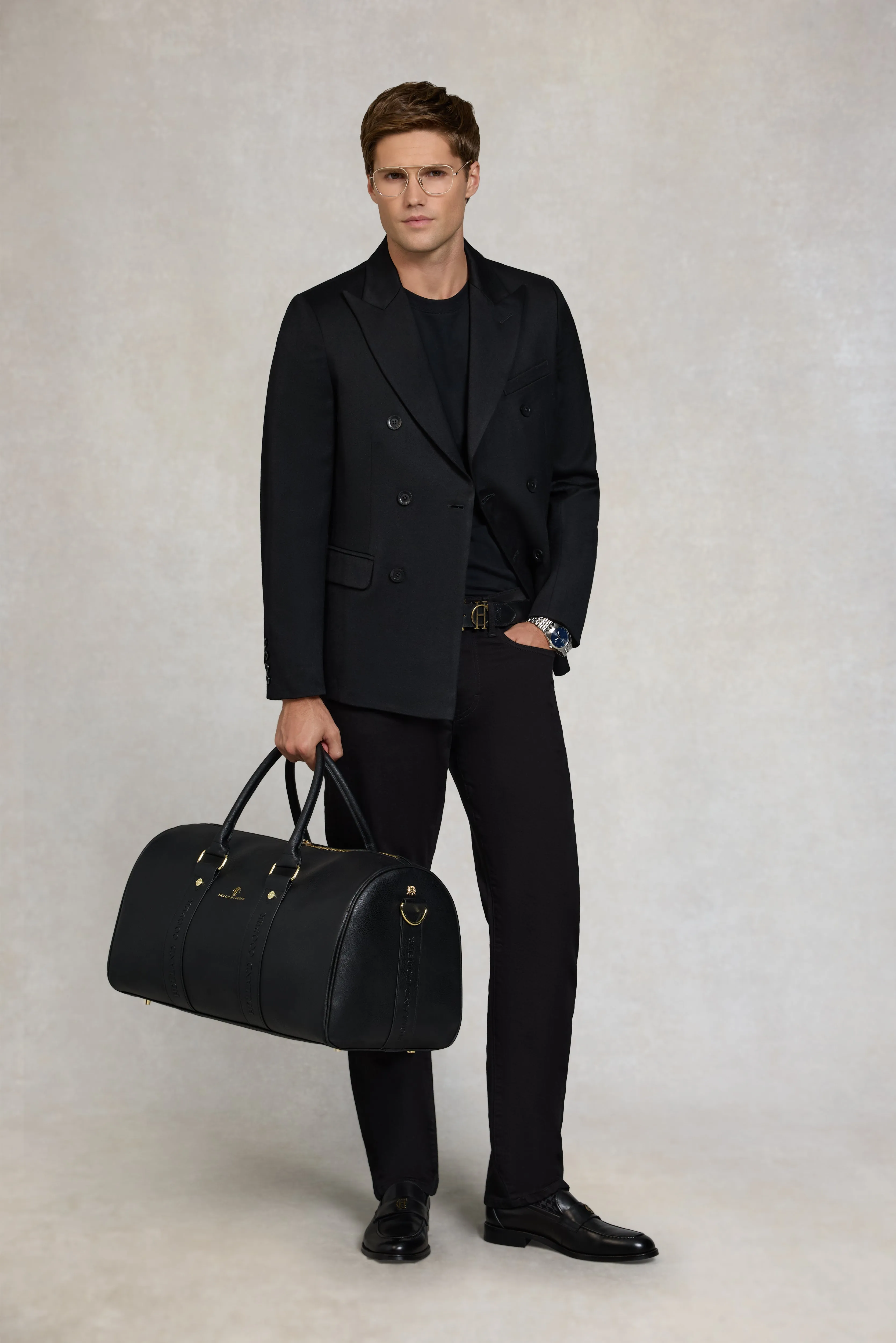 Men's Crew Neck T-Shirt (Black) sold by Holland Cooper product image thumbnail 3