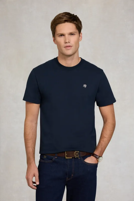 Men's Crew Neck T-Shirt (Ink Navy) made by Holland Cooper