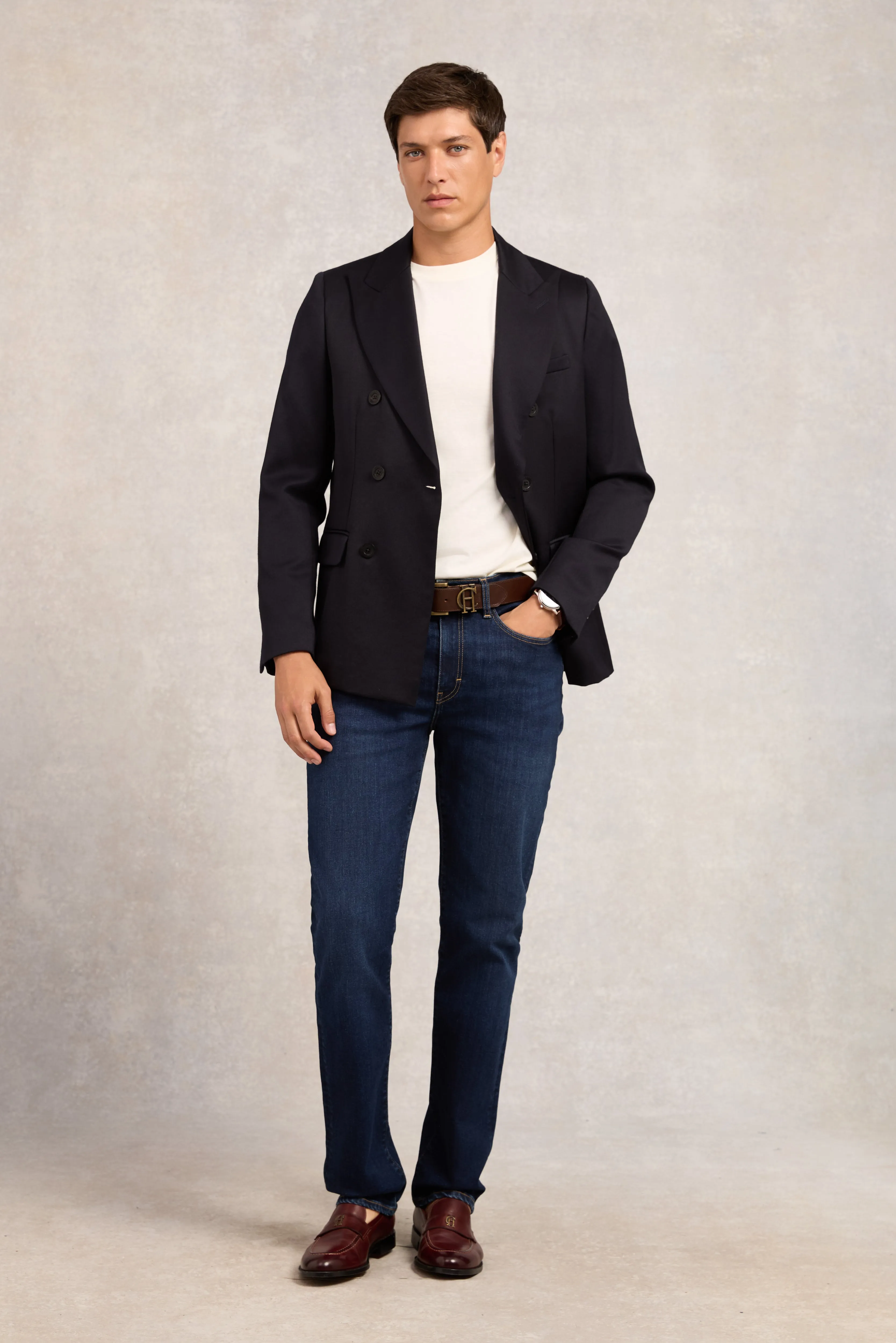 Men's Crew Neck T-Shirt (White) sold by Holland Cooper product image thumbnail 3