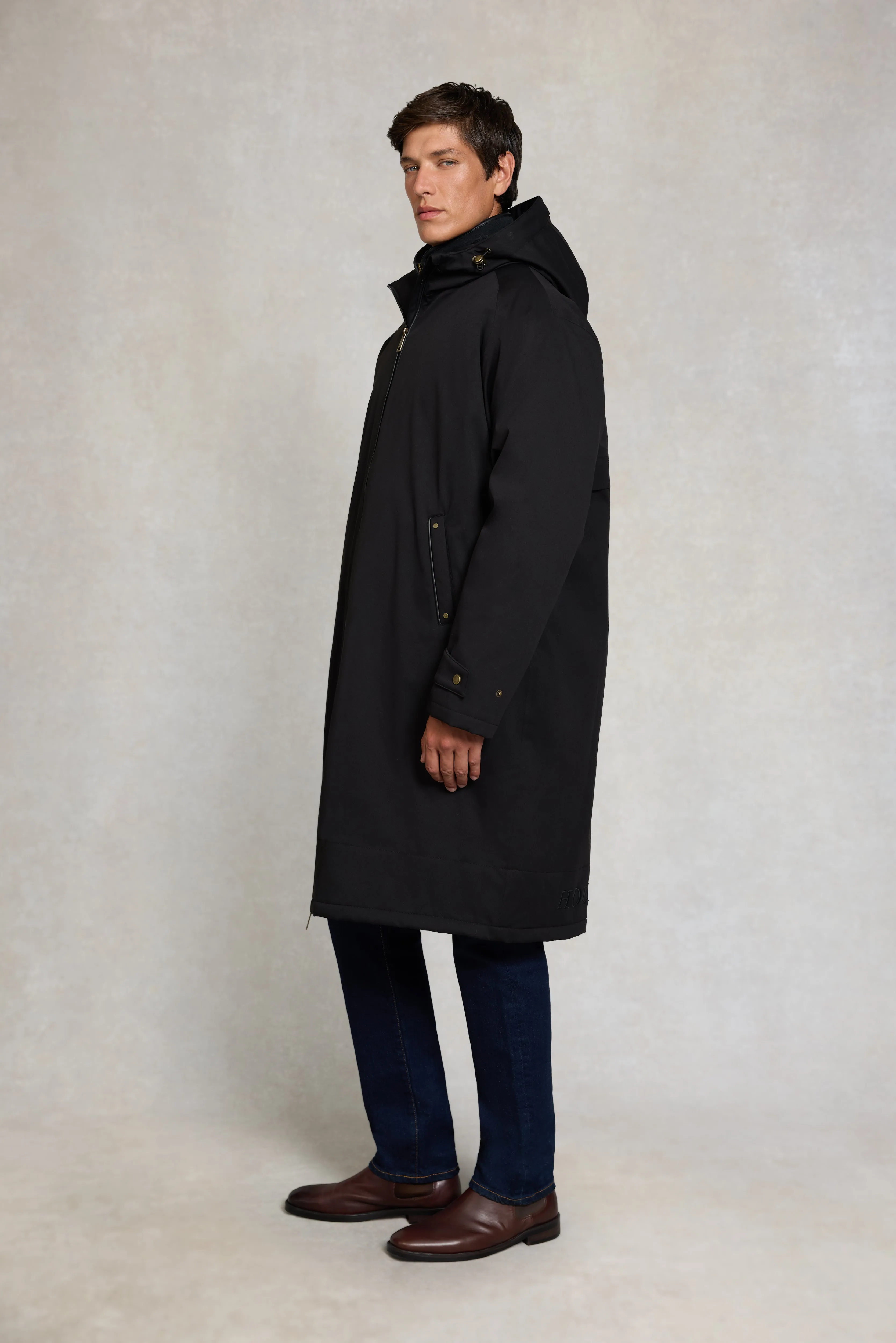 Men's One-Size Waterproof Coat (Black) sold by Holland Cooper product image thumbnail 2