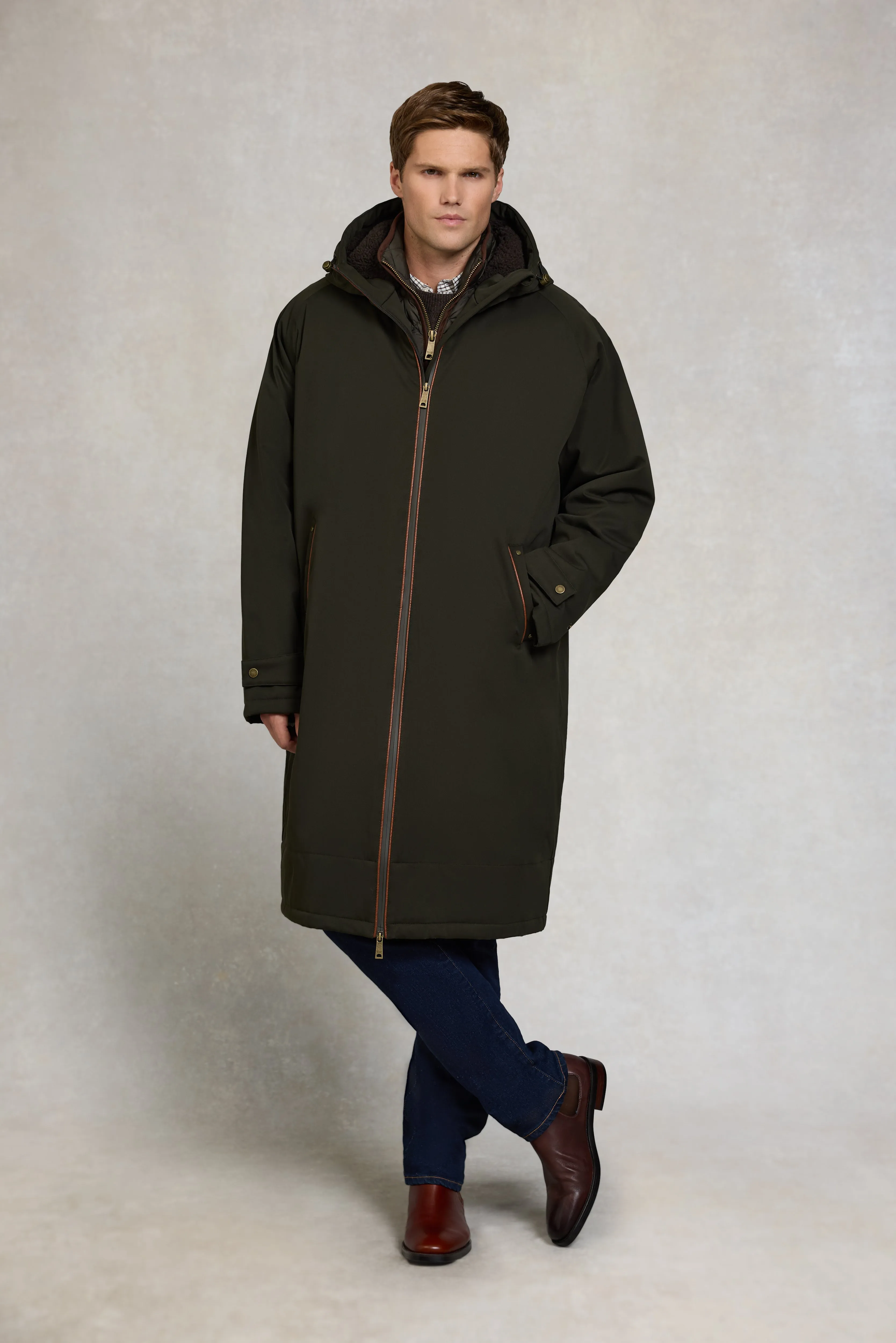 Men's One-Size Waterproof Coat (Khaki) sold by Holland Cooper