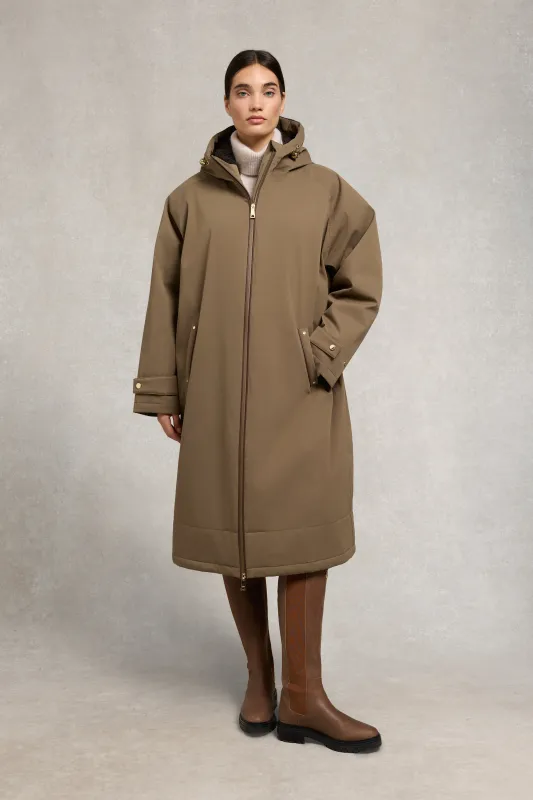 One-Size Waterproof Coat (Mink) made by Holland Cooper