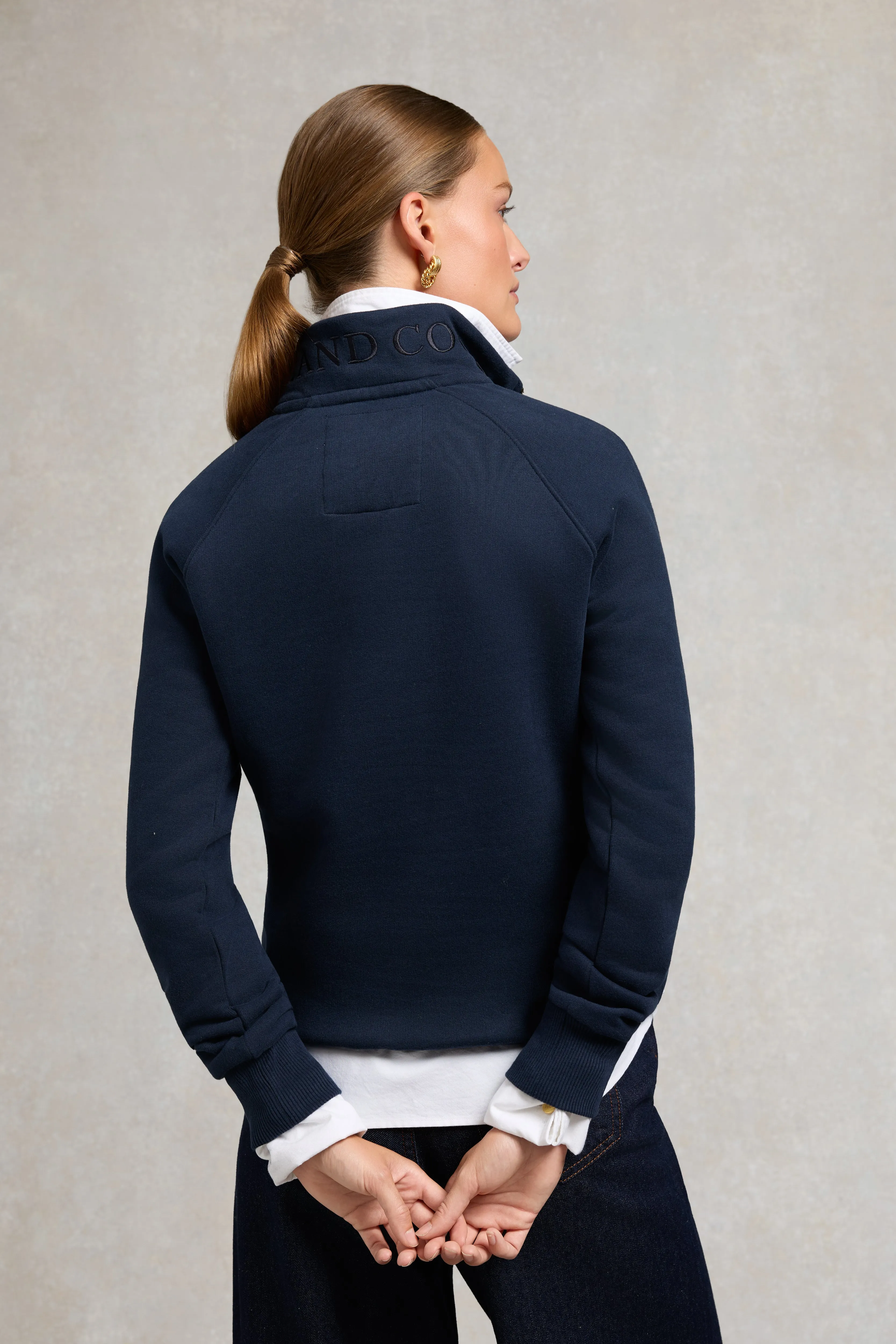 Sporting Goods Zip Henley (Ink Navy) sold by Holland Cooper product image thumbnail 5