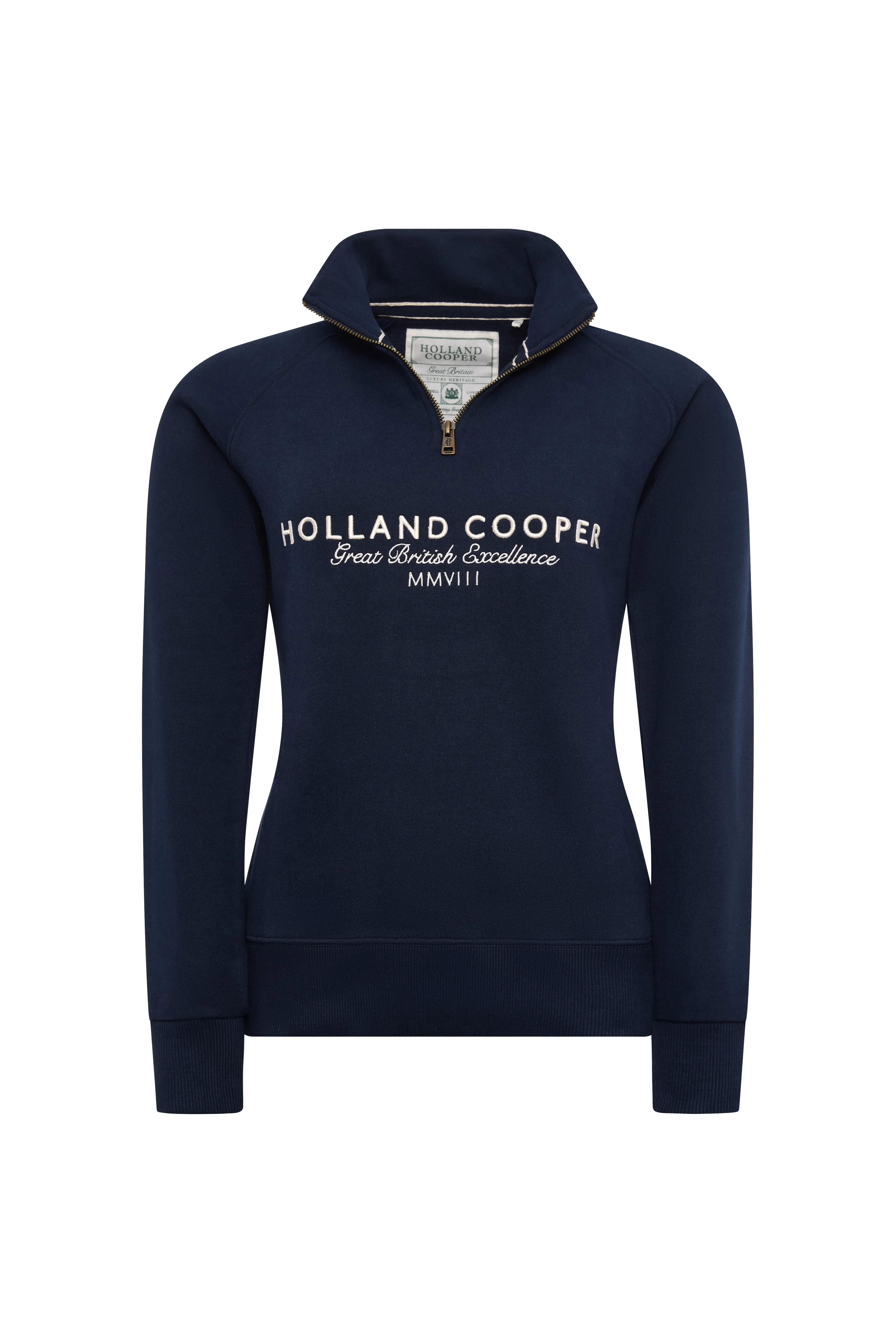 Sporting Goods Zip Henley (Ink Navy) sold by Holland Cooper product image thumbnail 4