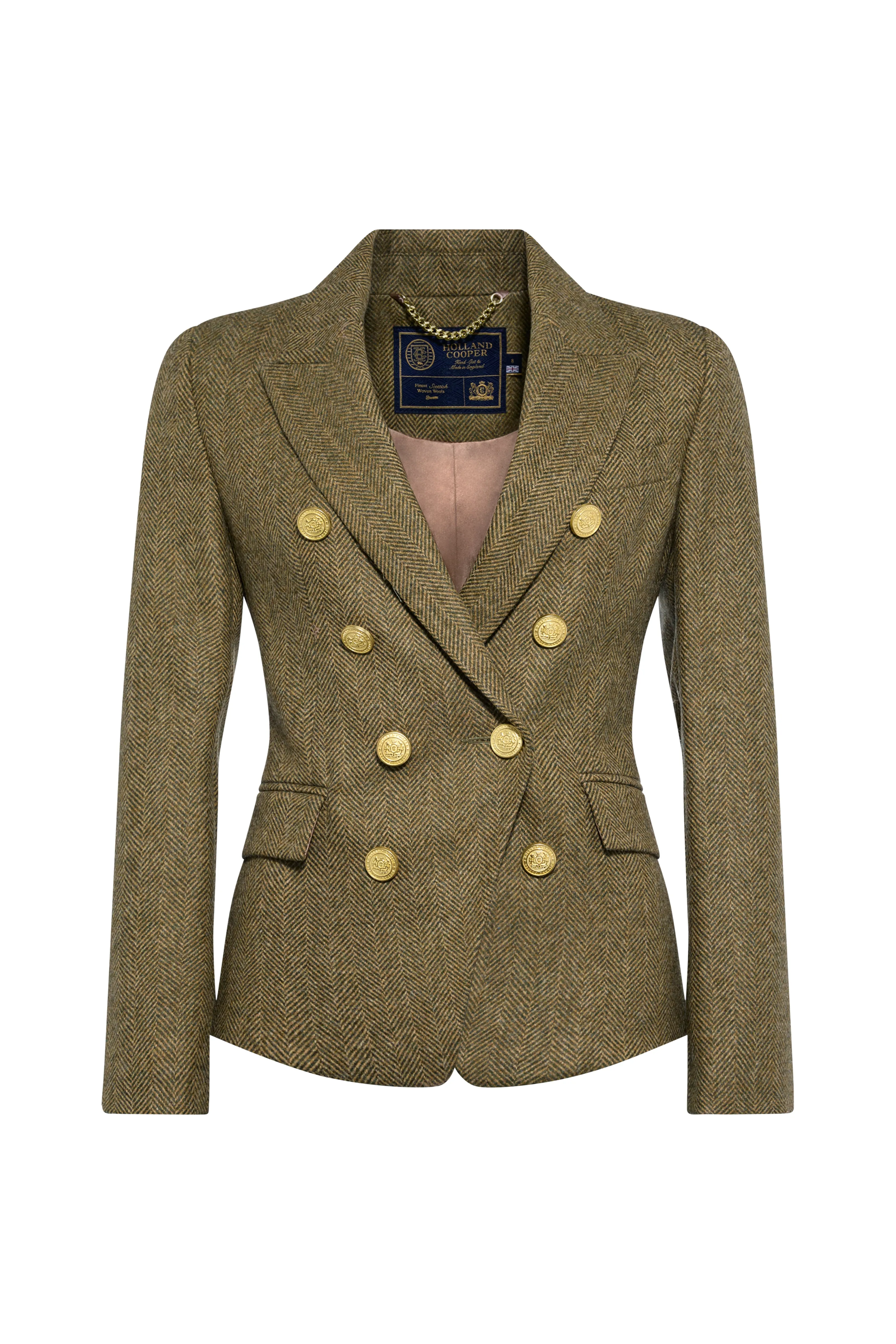 Knightsbridge Blazer (Moss Herringbone) sold by Holland Cooper product image thumbnail 4