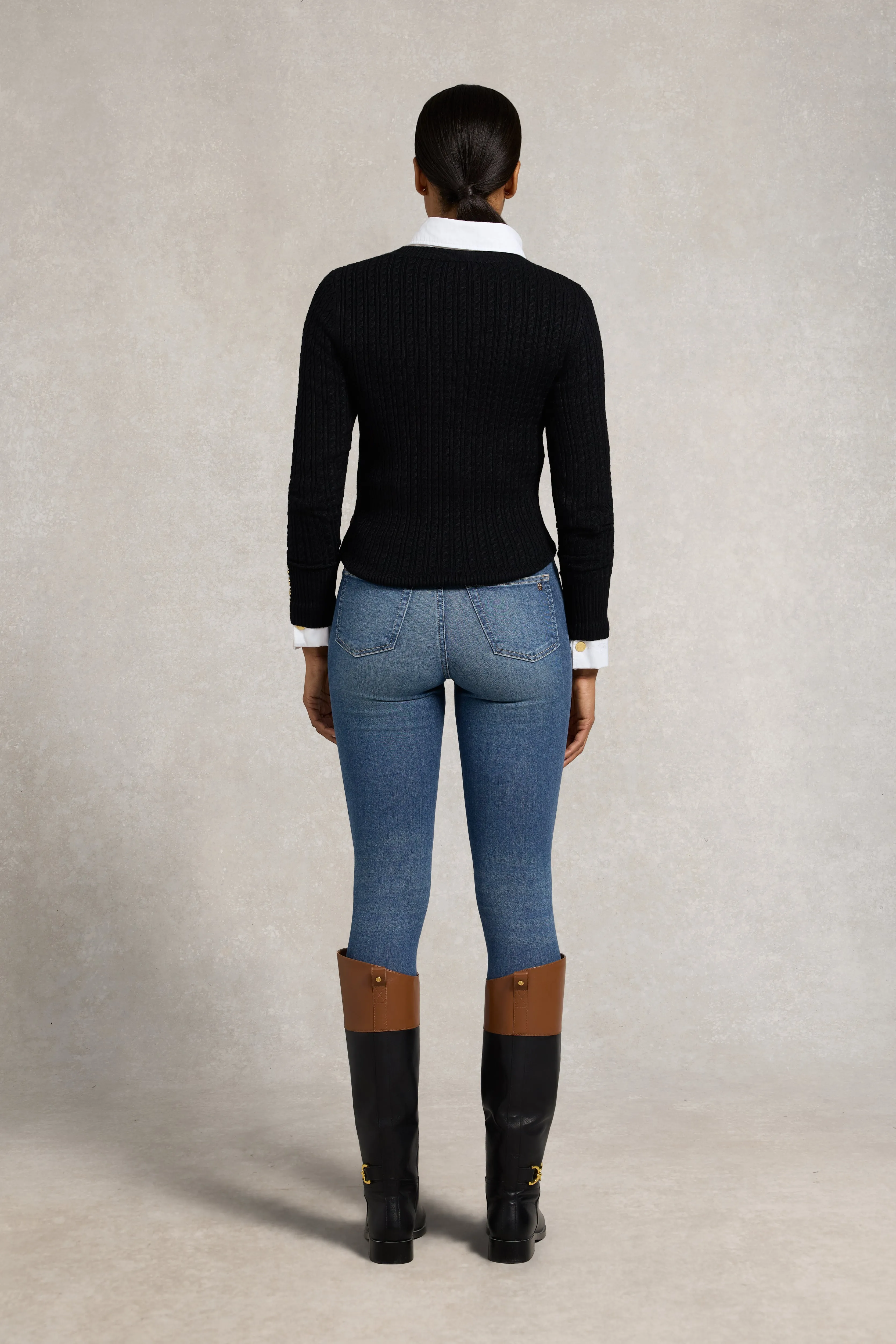 Princeton Crew Neck Knit (Black) sold by Holland Cooper product image thumbnail 5