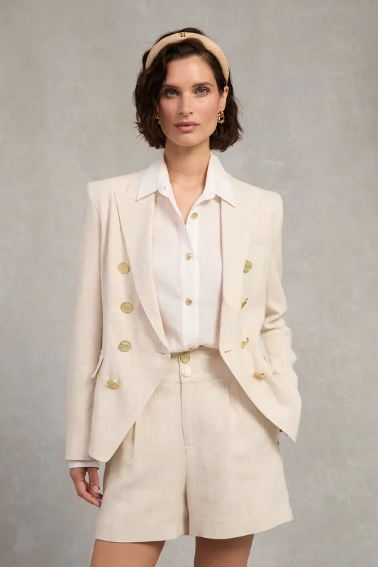 Tailored Short (Natural Linen) made by Holland Cooper