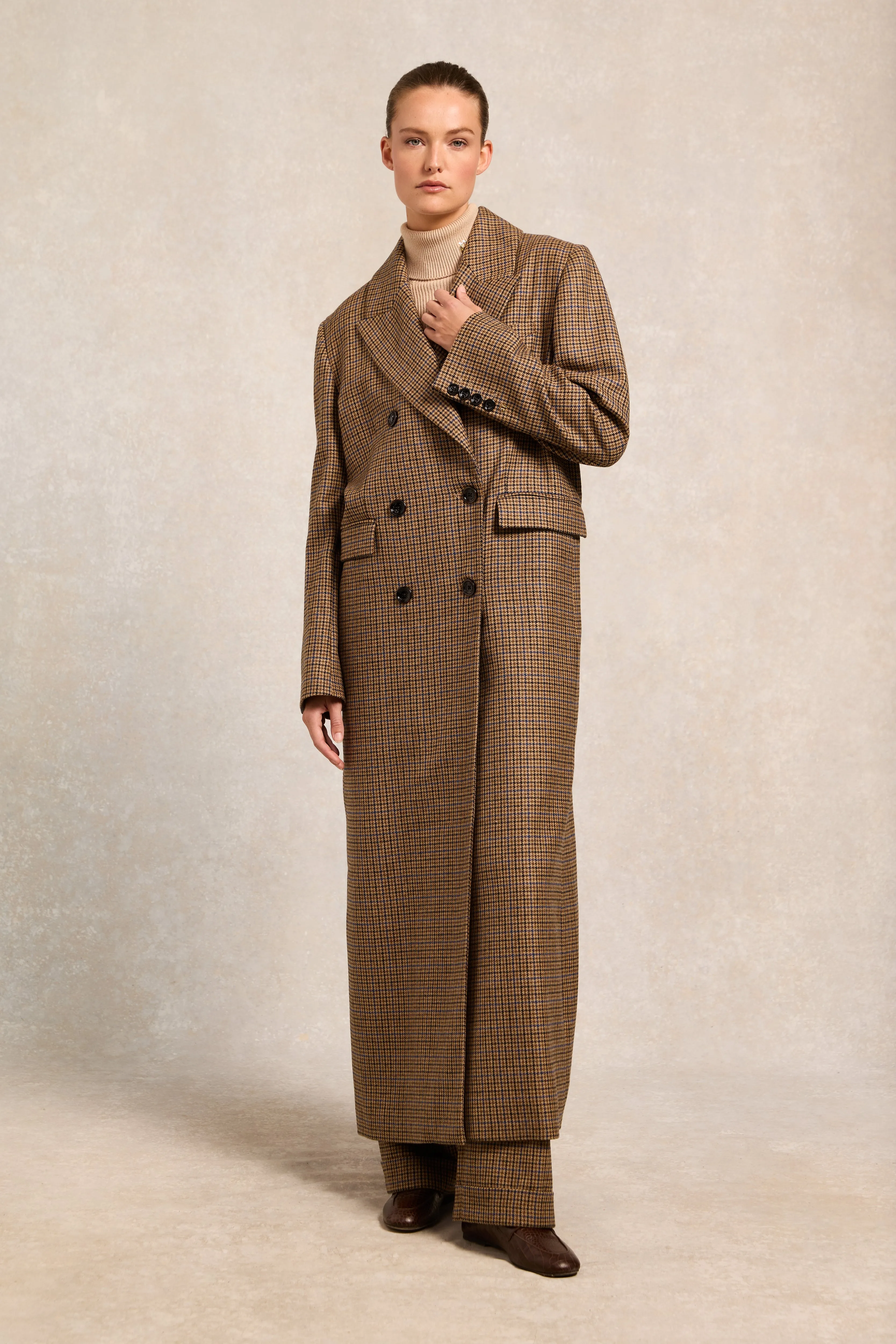 Belgravia Overcoat (Abbot Check Tweed) sold by Holland Cooper