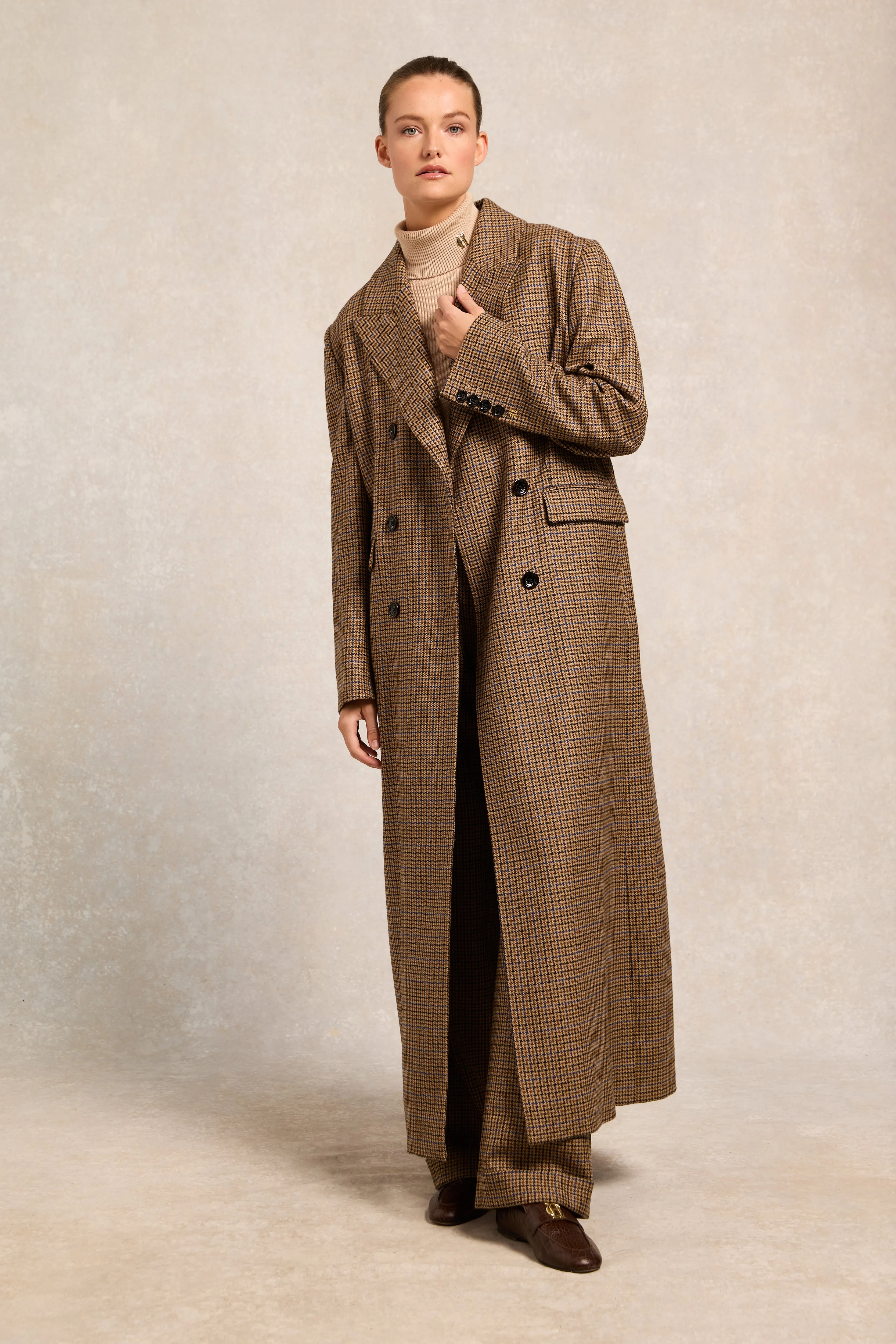 Belgravia Overcoat (Abbot Check Tweed) sold by Holland Cooper product image thumbnail 3