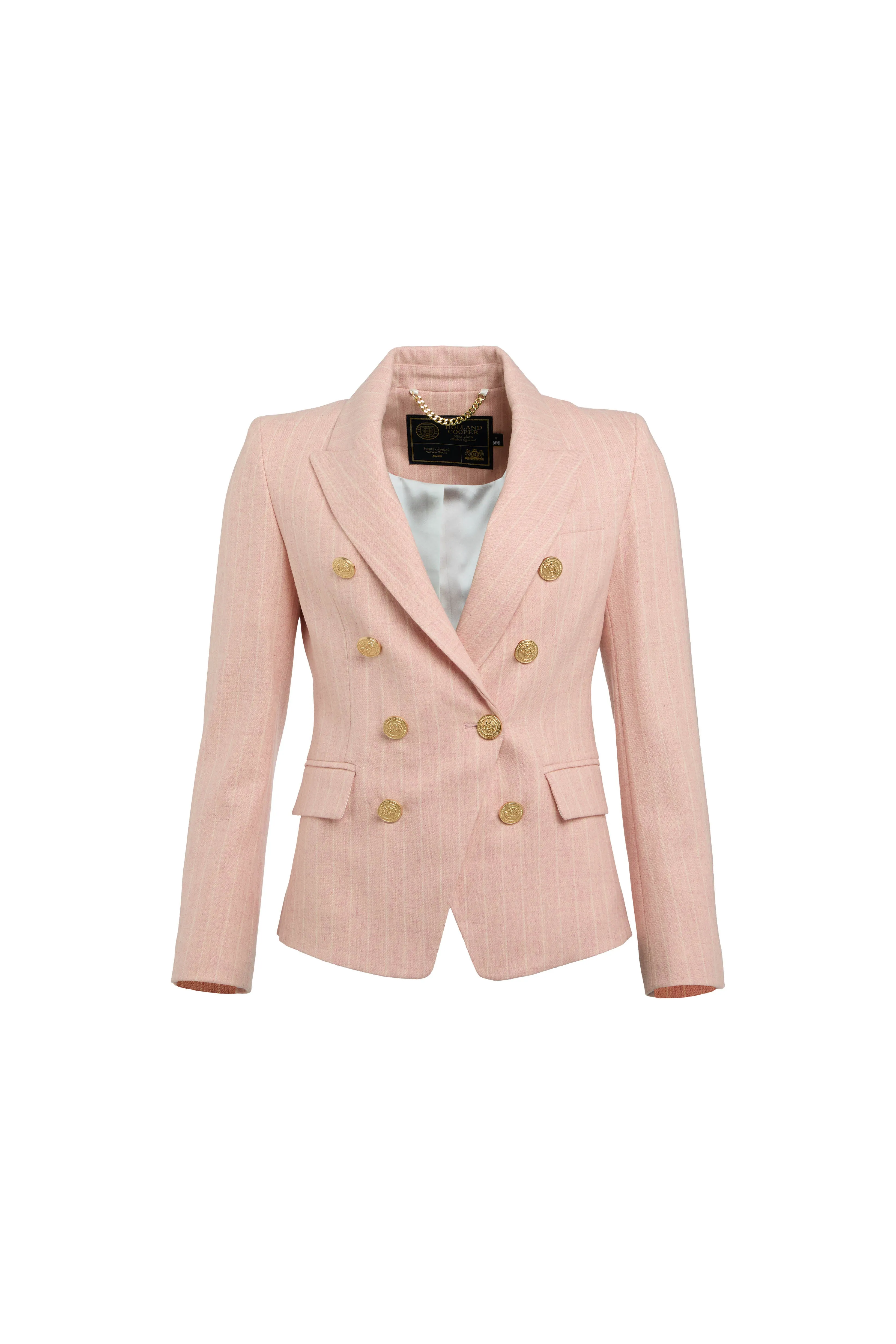 Knightsbridge Blazer (Pink Chalk Pinstripe) sold by Holland Cooper product image thumbnail 4