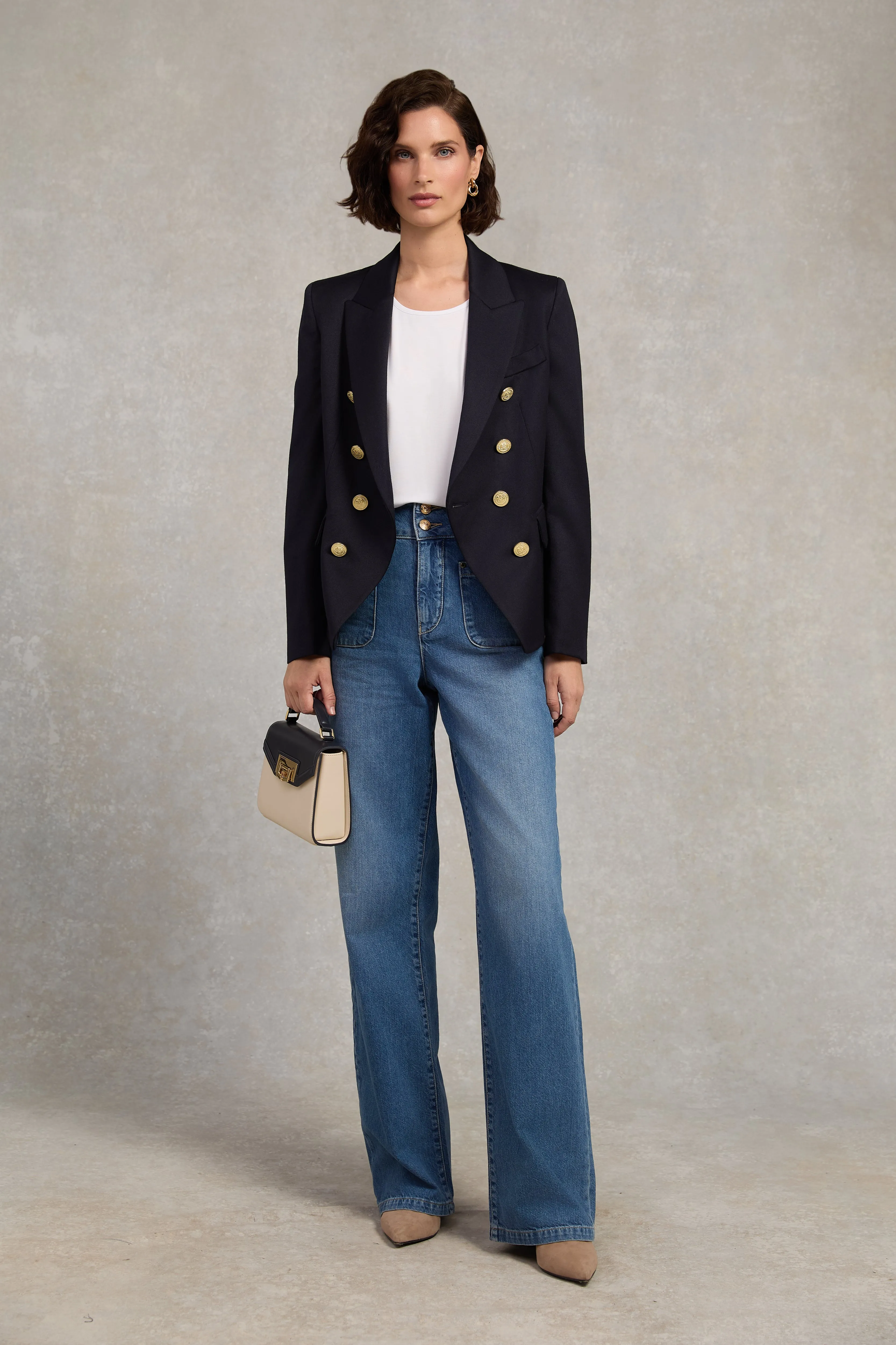 Relax Fit Crew Neck Tee (White) sold by Holland Cooper product image thumbnail 2