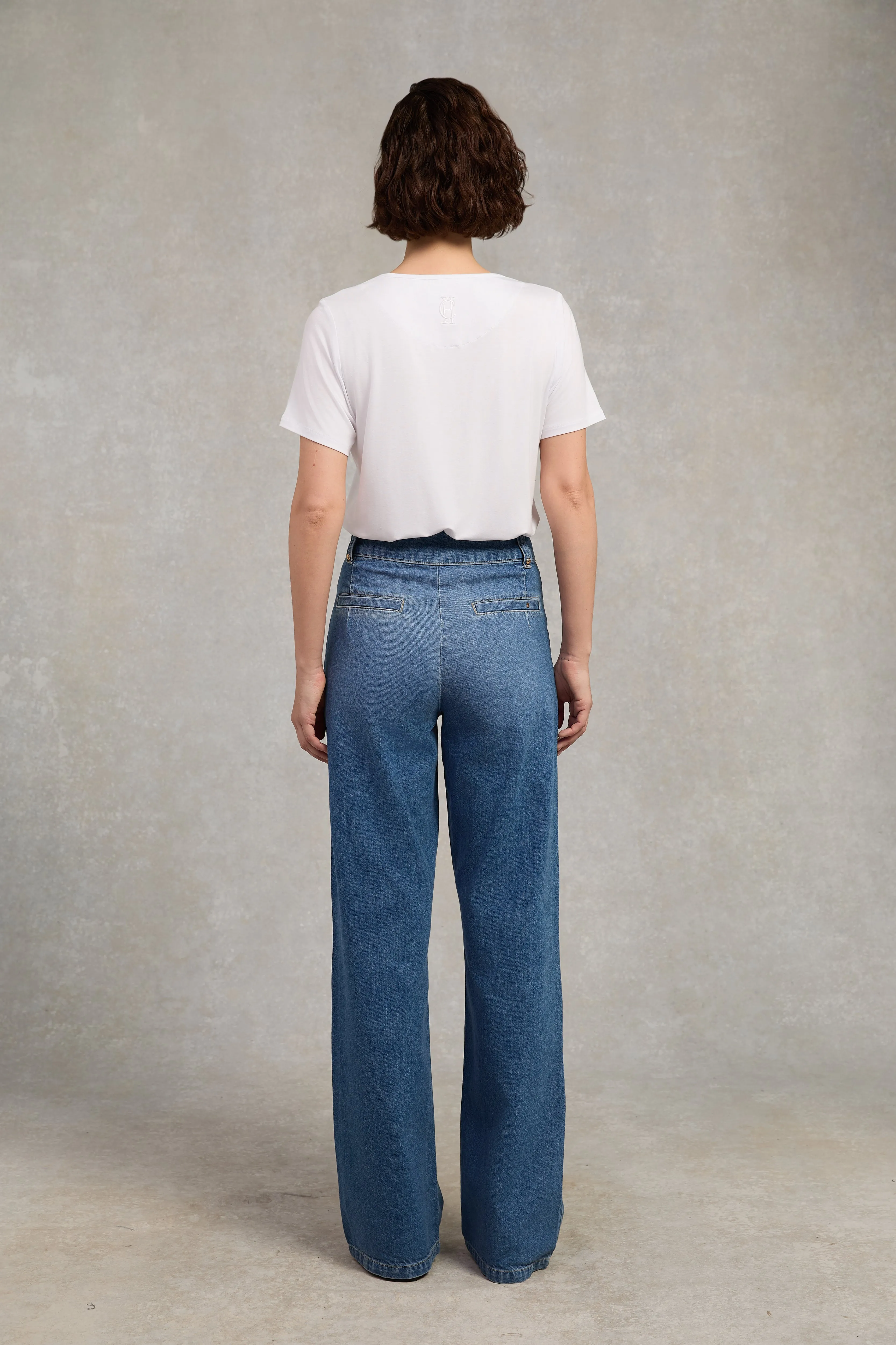 Relax Fit Crew Neck Tee (White) sold by Holland Cooper product image thumbnail 5