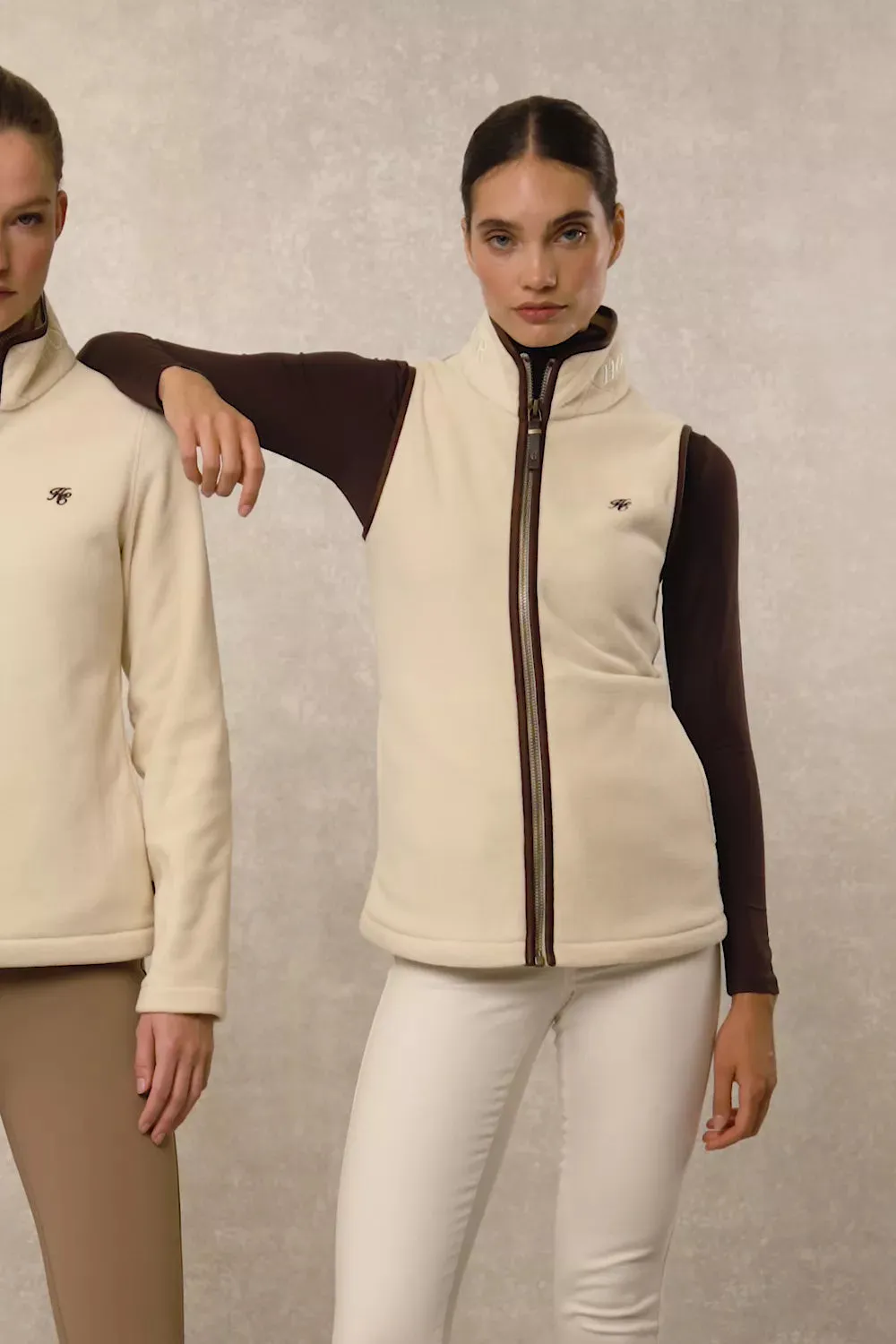 Country Fleece Gilet (Cream) sold by Holland Cooper product image thumbnail 5