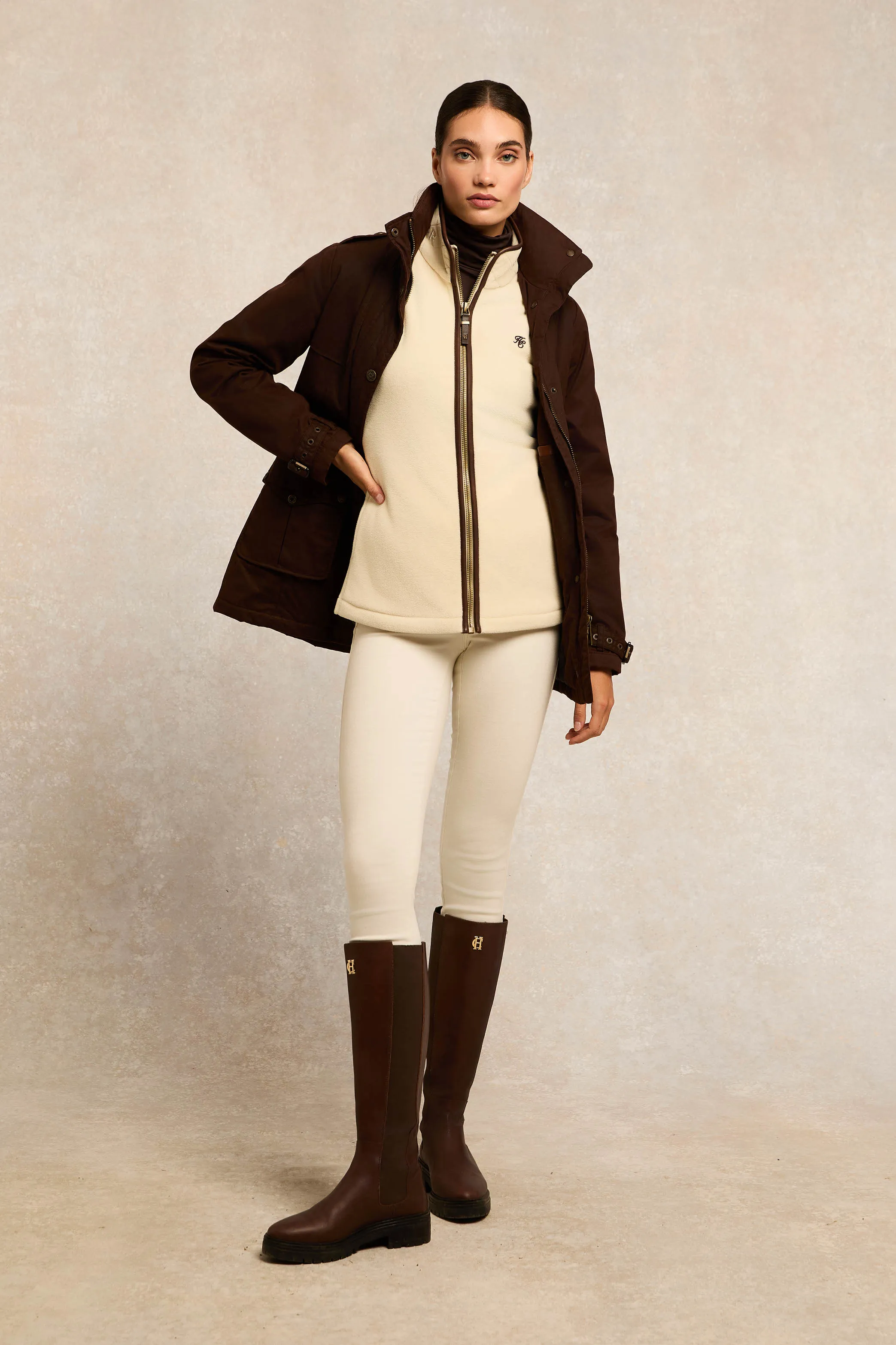 Country Fleece Gilet (Cream) sold by Holland Cooper product image thumbnail 2