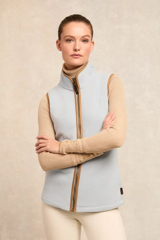 Country Fleece Gilet (Pale Blue) sold by Holland Cooper