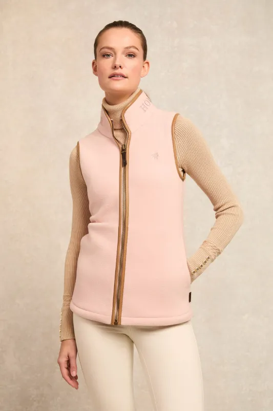 Country Fleece Gilet (Soft Pink) sold by Holland Cooper
