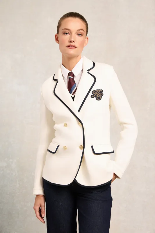 Henley Double Breasted Blazer (Cream) made by Holland Cooper