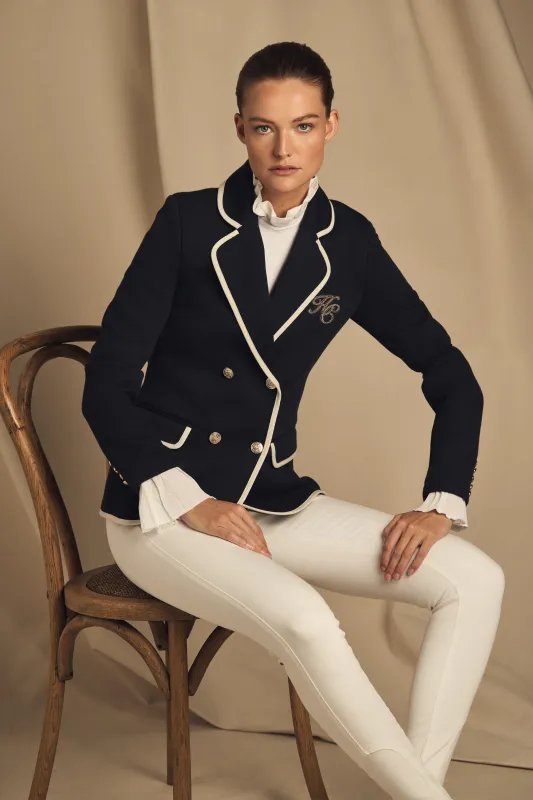 Henley Double Breasted Blazer (Ink Navy) made by Holland Cooper