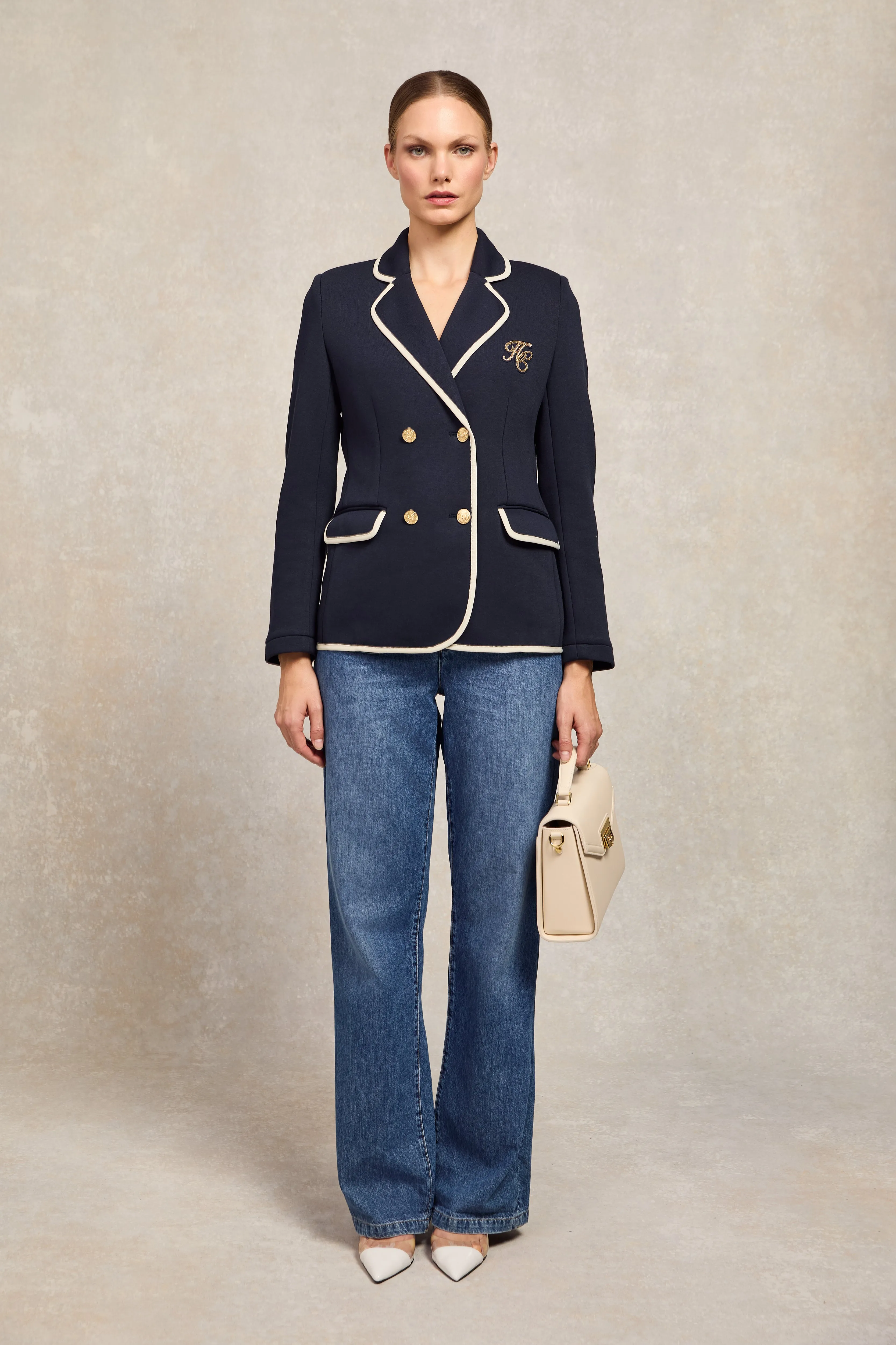 Henley Double Breasted Blazer (Ink Navy) sold by Holland Cooper product image thumbnail 3