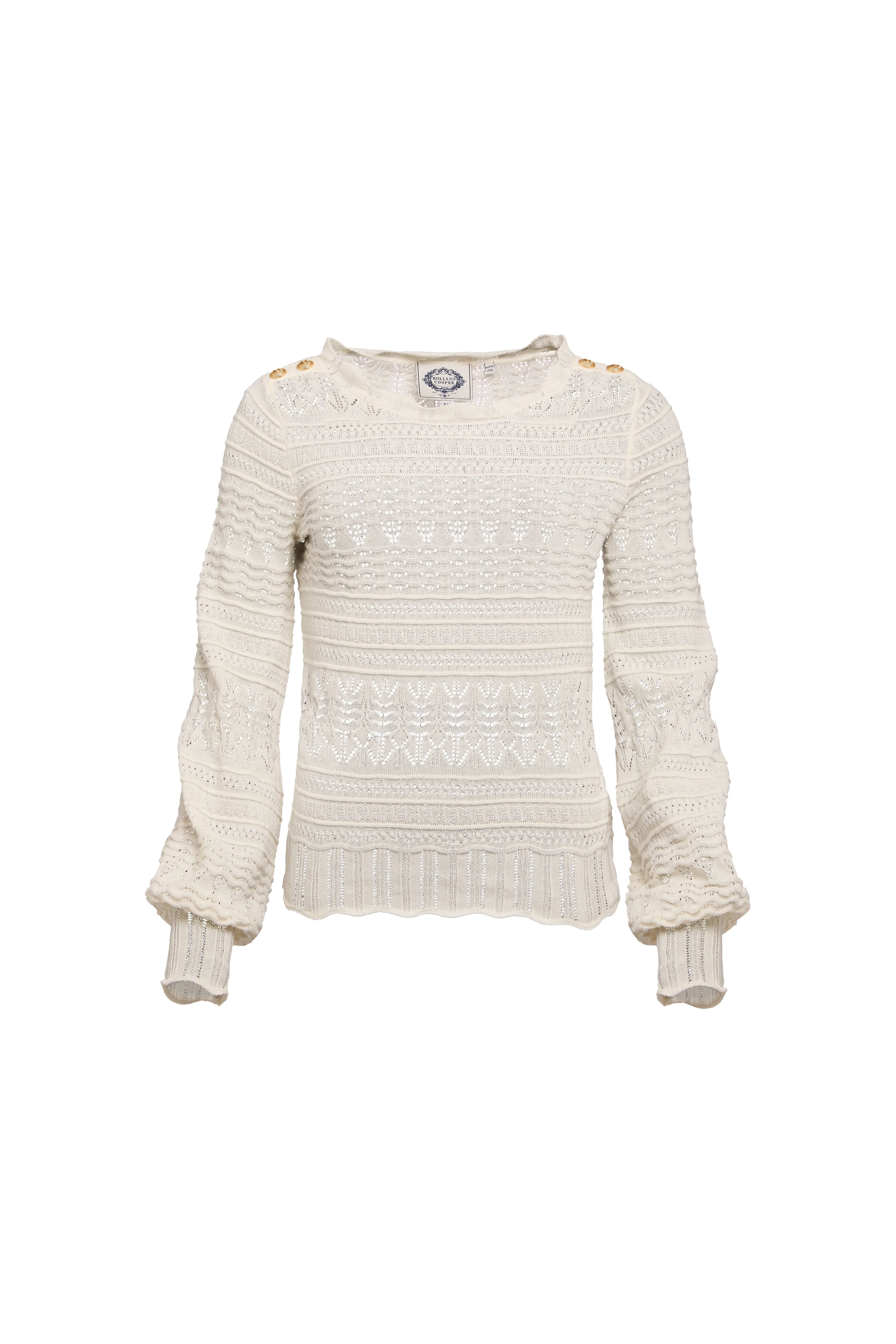 Kelsie Pointelle (Natural) sold by Holland Cooper product image thumbnail 4