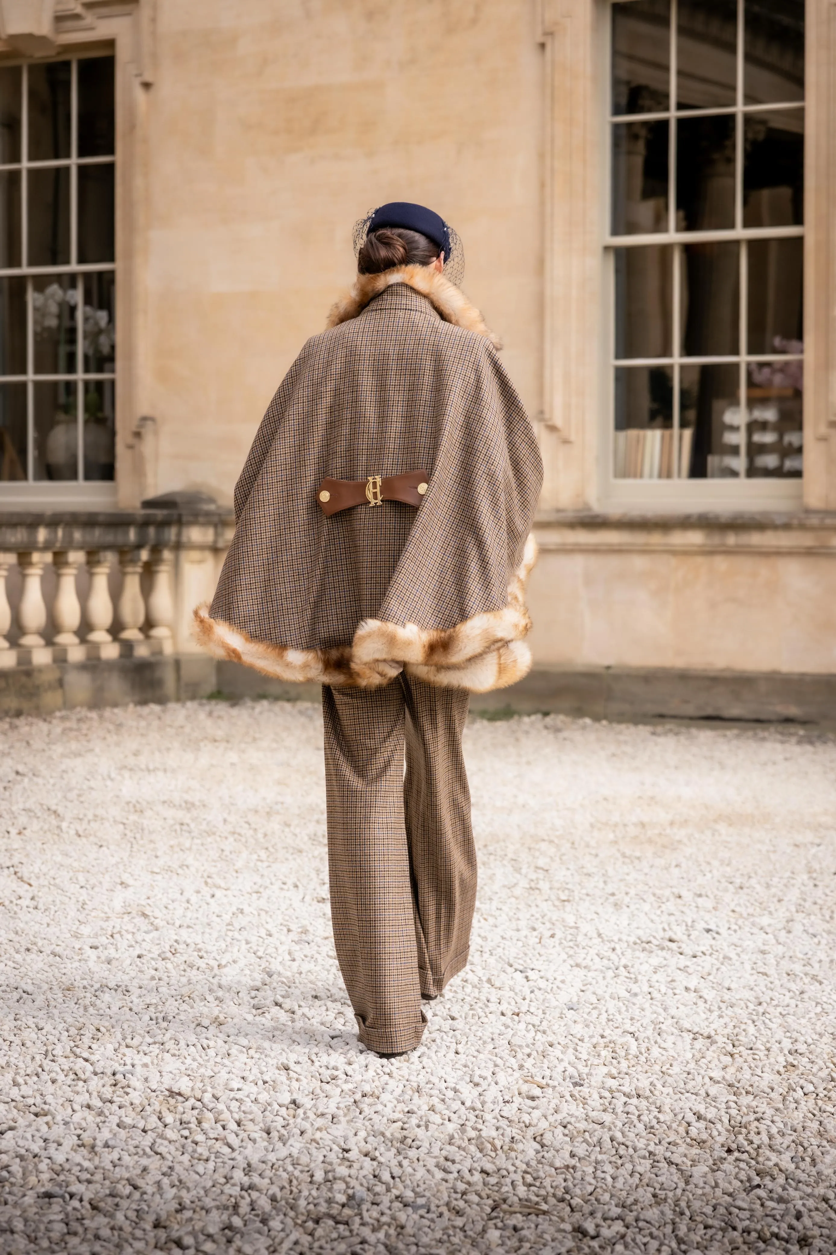 Gold Label Chiltern Cape (Abbot Check Tweed) sold by Holland Cooper product image thumbnail 3