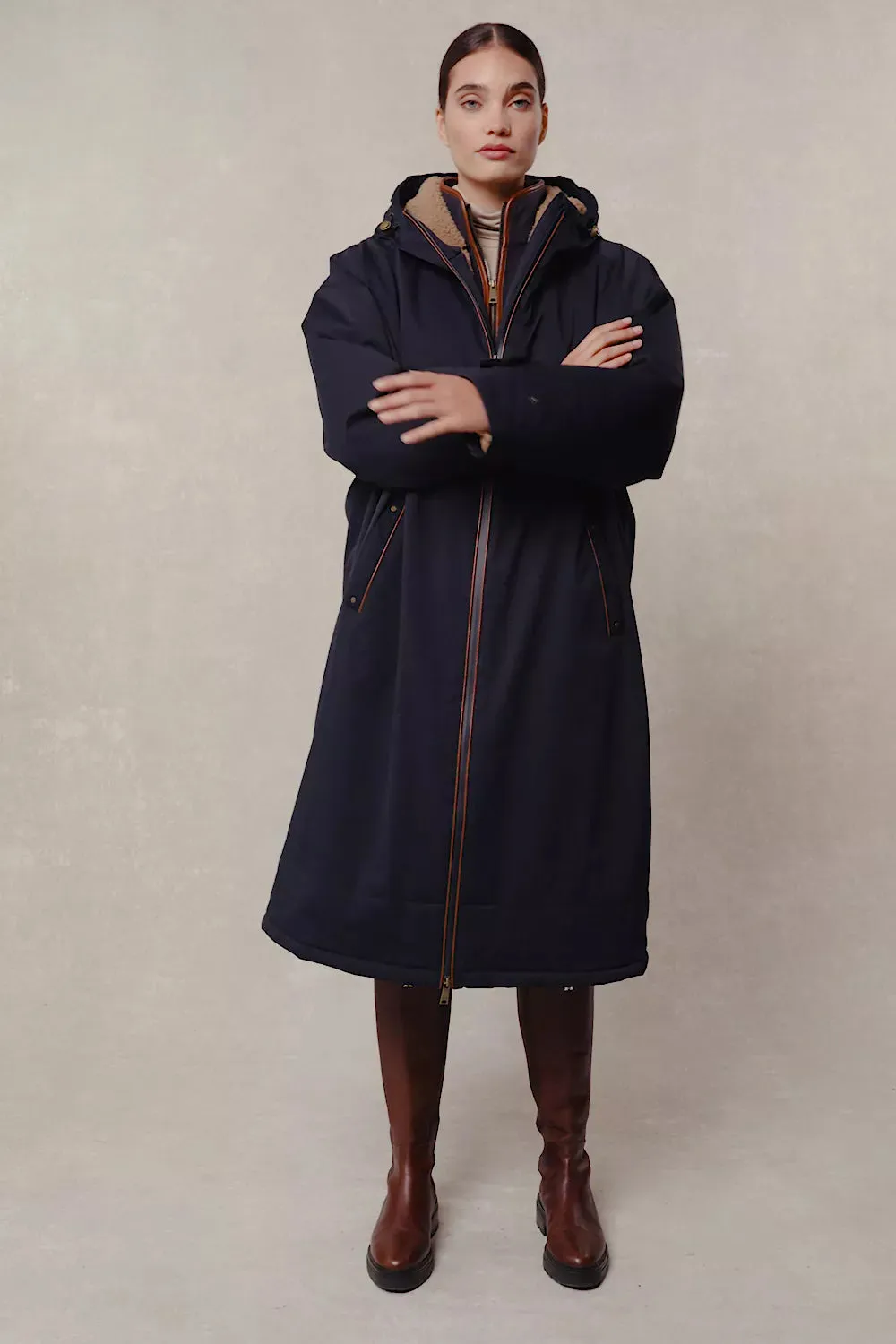 One-Size Waterproof Coat (Ink Navy) sold by Holland Cooper product image thumbnail 5