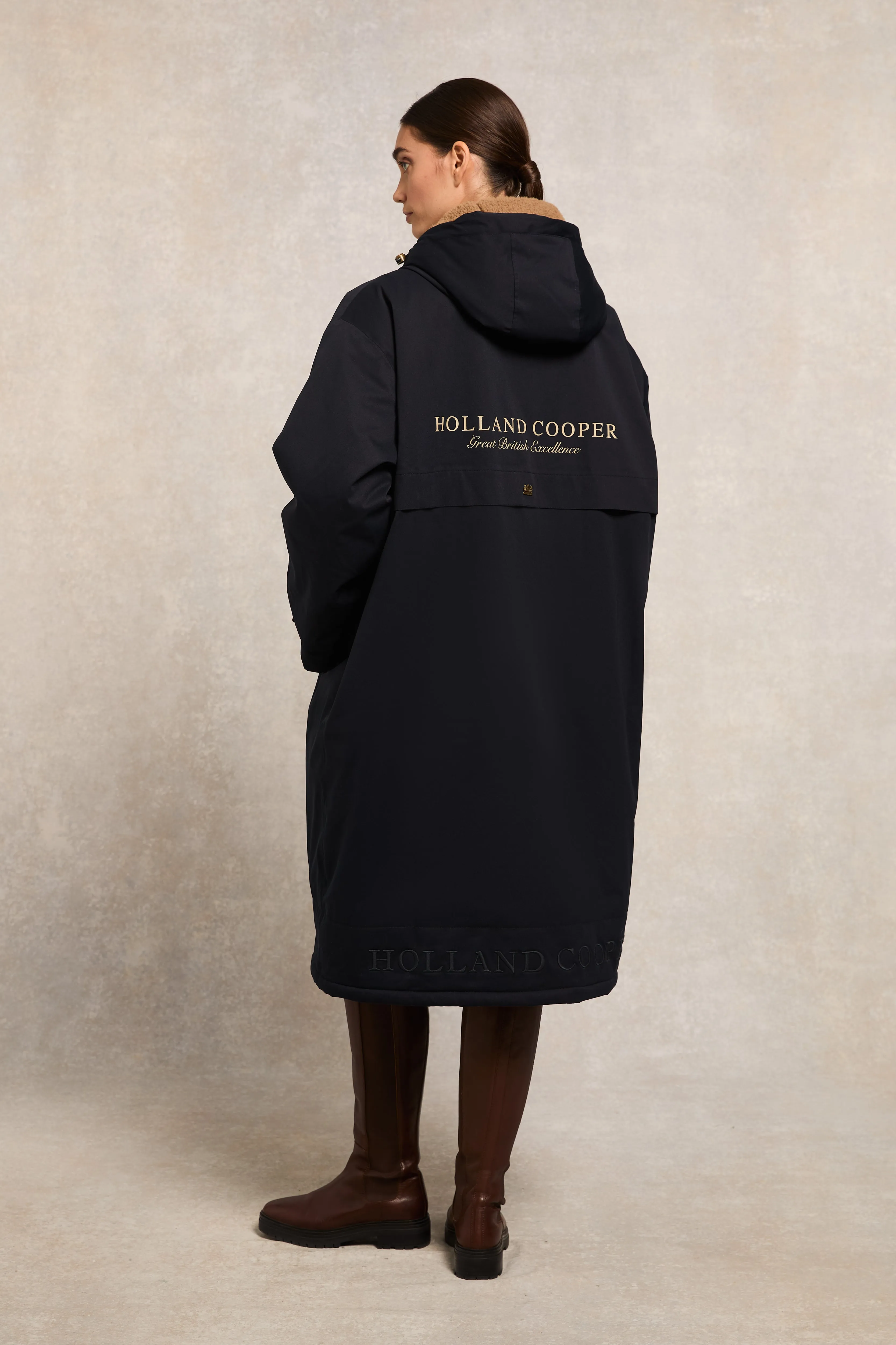 One-Size Waterproof Coat (Ink Navy) sold by Holland Cooper product image thumbnail 3