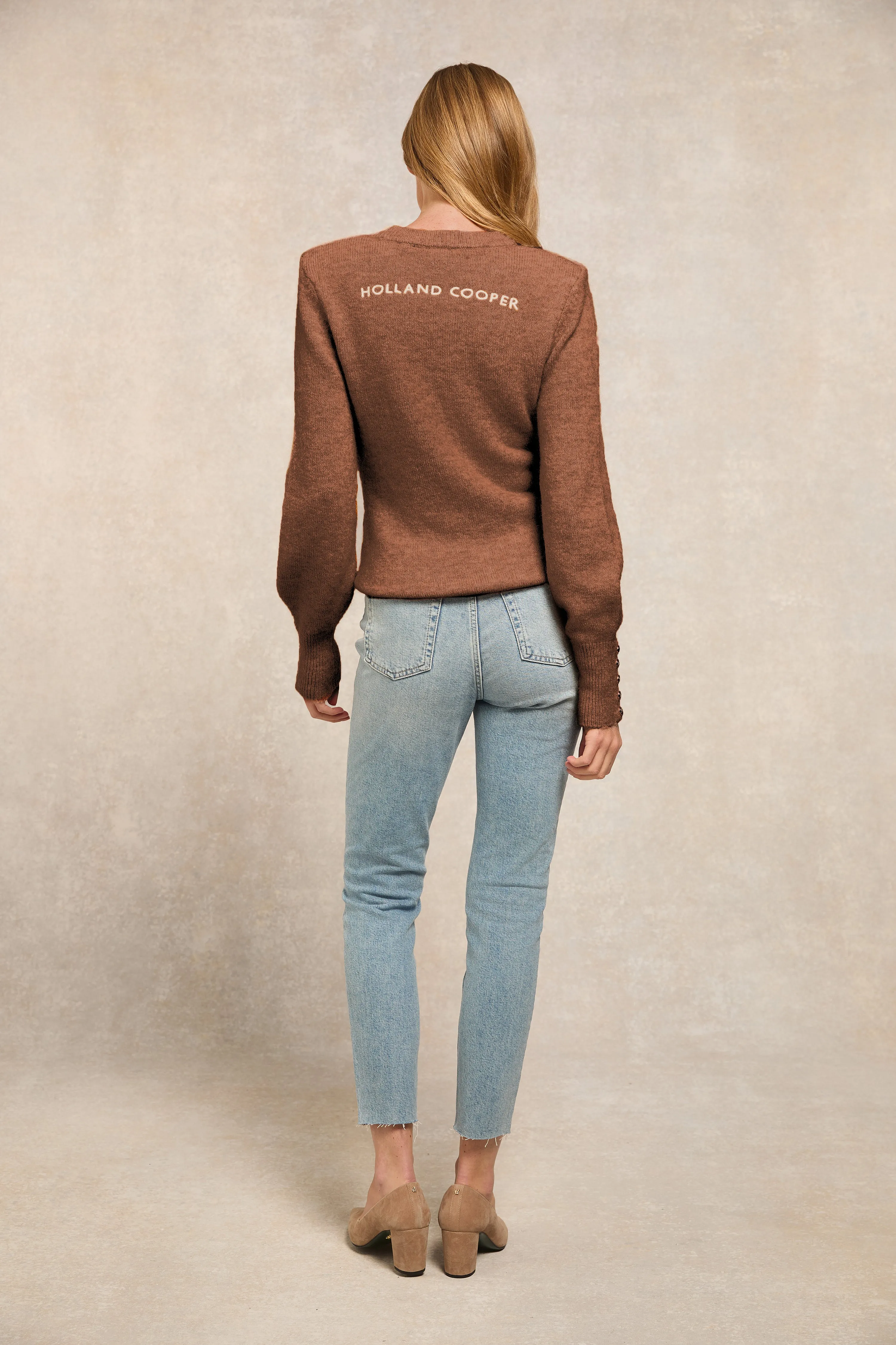 Isla Crew Neck Knit (Latte) sold by Holland Cooper product image thumbnail 5