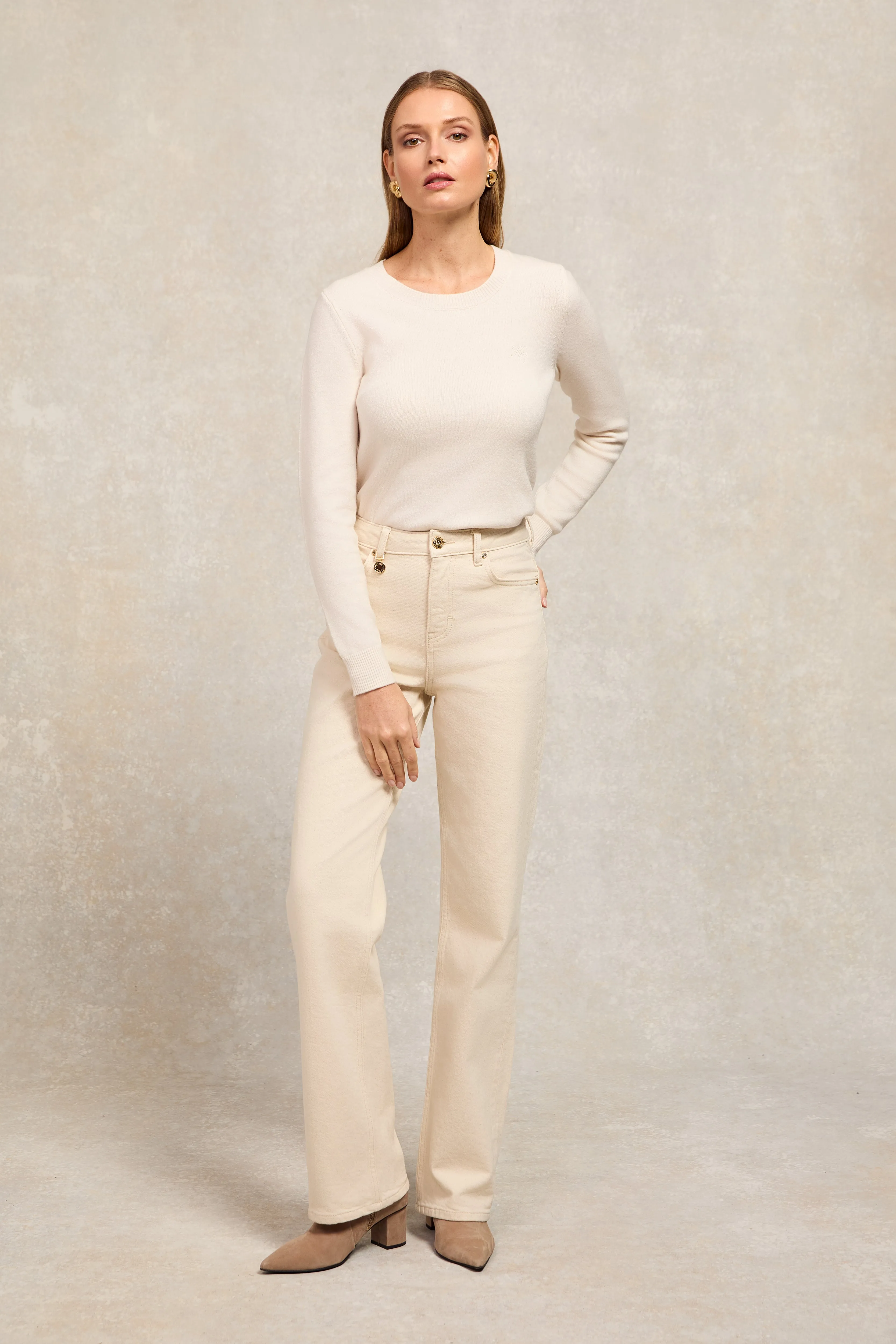 Sarah Crew Neck Knit (Natural) sold by Holland Cooper product image thumbnail 2