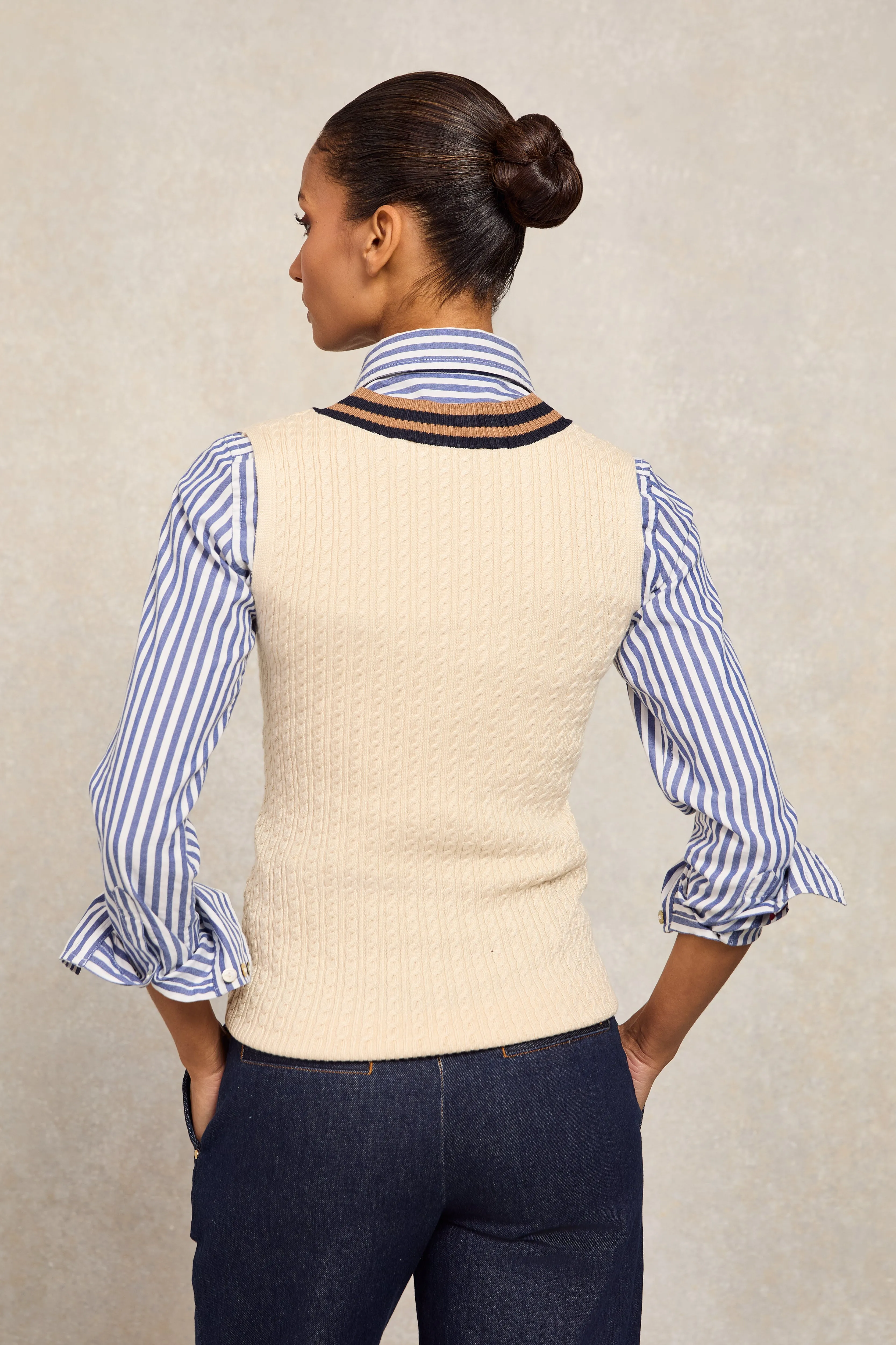 Zoe Sleeveless Tank (Almond) sold by Holland Cooper product image thumbnail 5