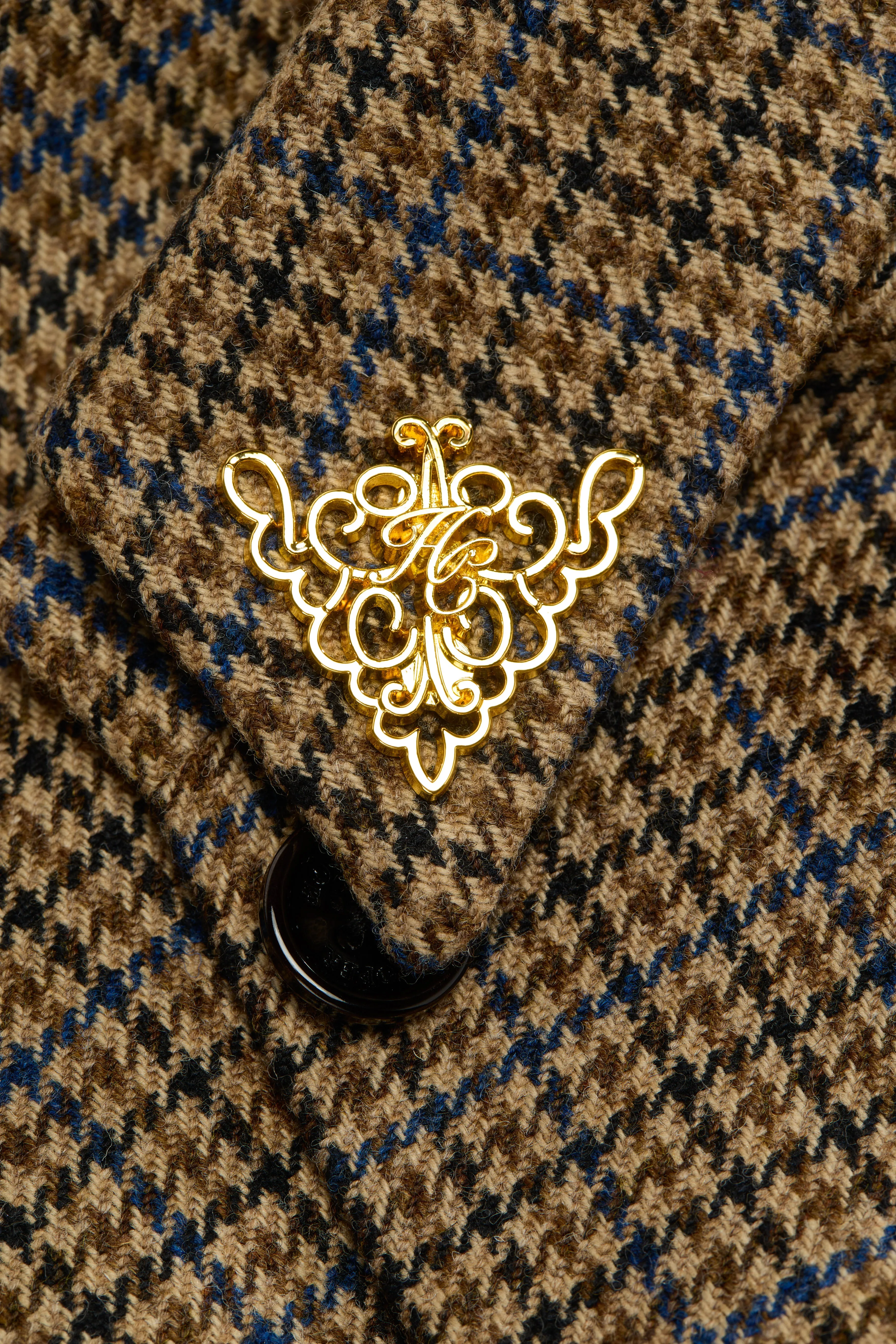 Knightsbridge Cape (Abbot Check Tweed) sold by Holland Cooper product image thumbnail 4