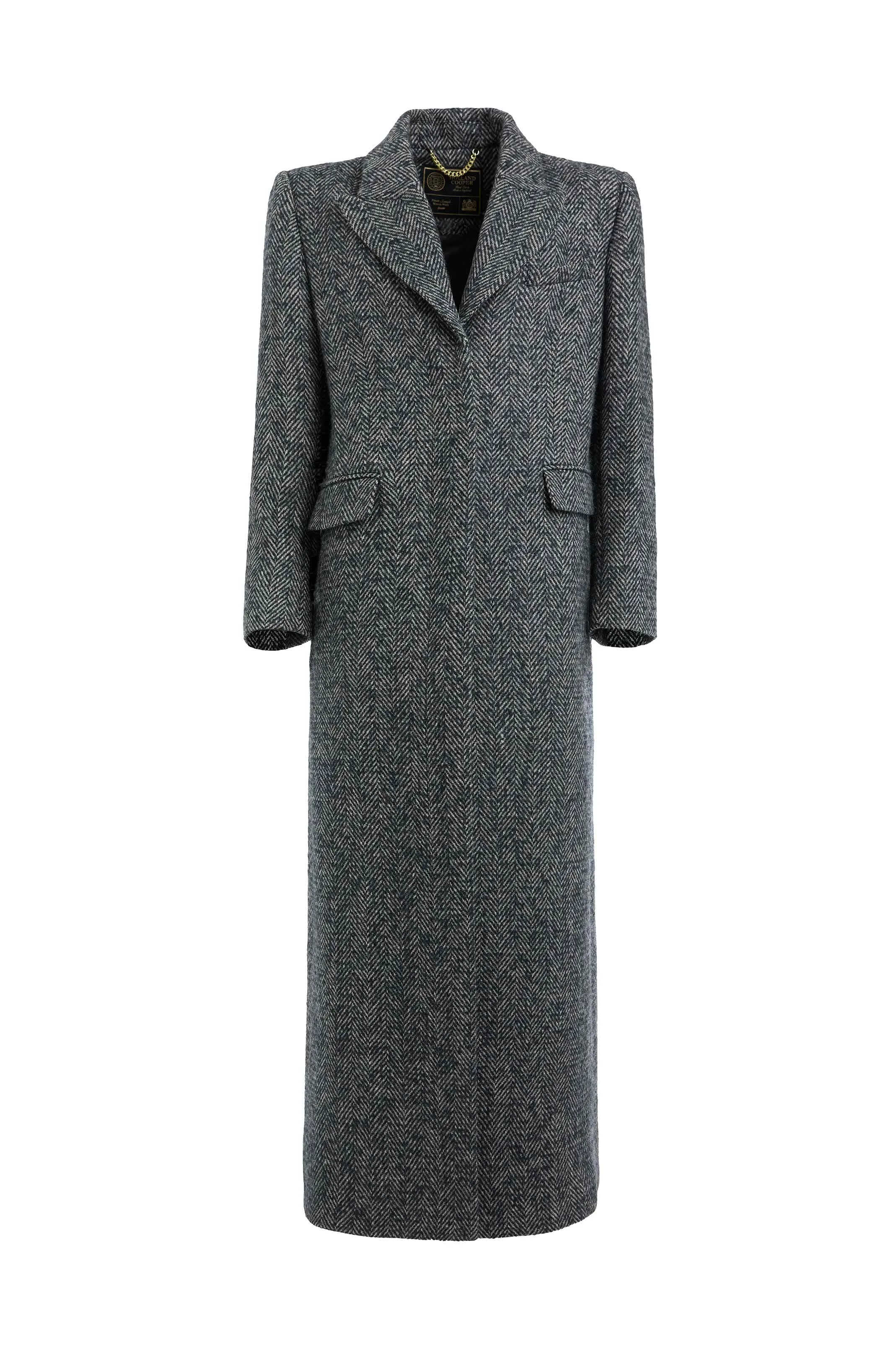 The Kelly Overcoat (Ebony Herringbone) sold by Holland Cooper product image thumbnail 4
